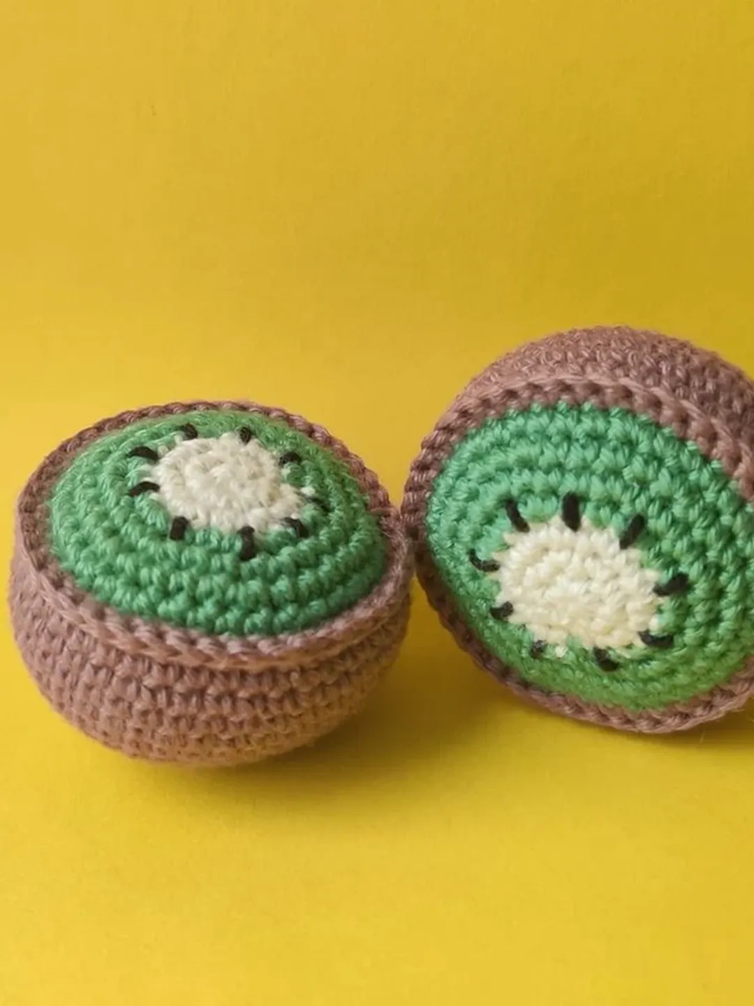 Crochet Kiwi Pattern PDF, Kiwi Play Food Crochet Pattern, Fruit Amigurumi, Crochet Fruit Toy, Pretend Food Pattern, Beginner Crochet, Kids Play Kitchen, Nursery Toy, Handmade Gift