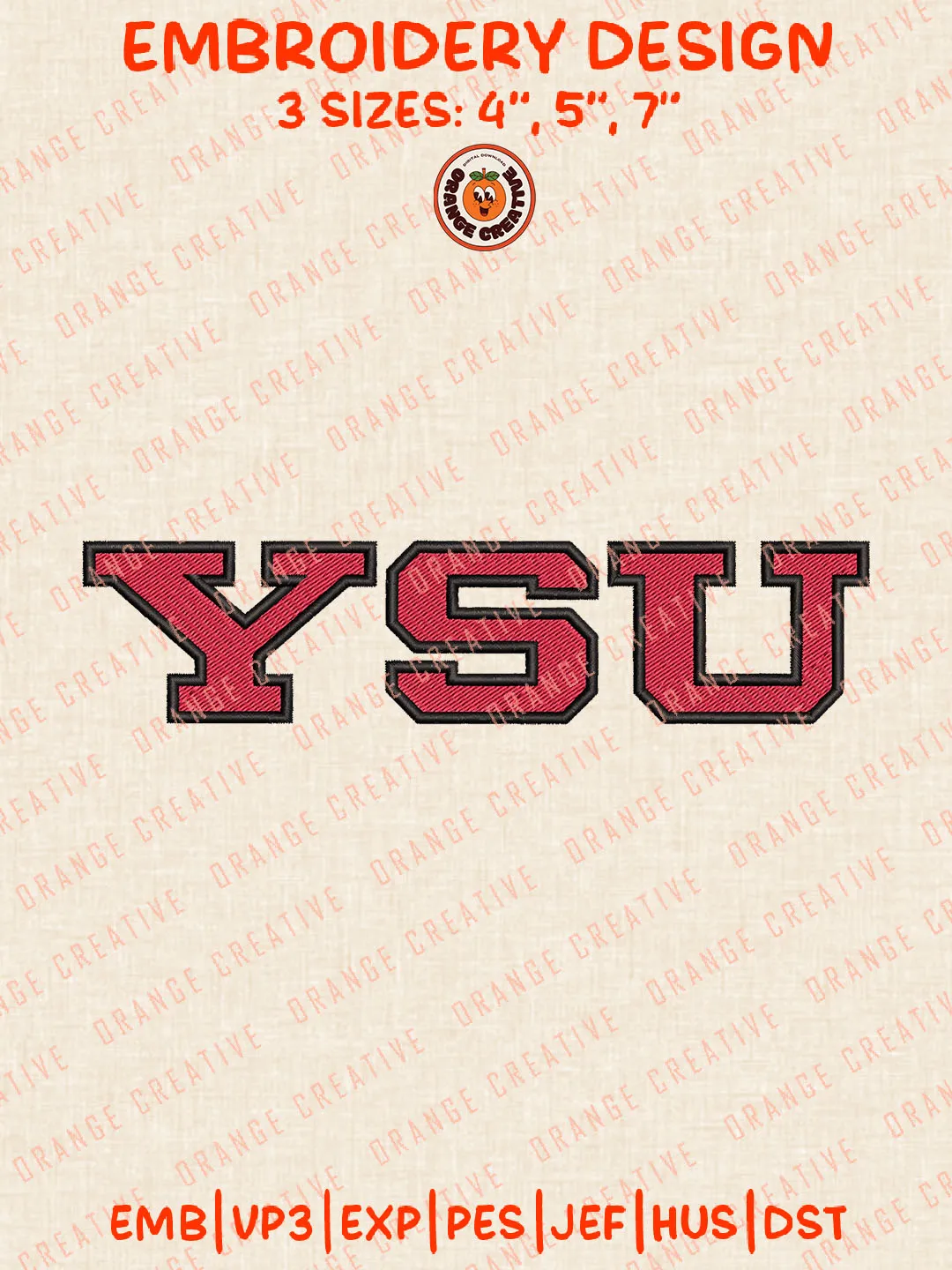 YSU Penguins Logo Embroidery Files, NCAA Youngstown State Penguins Team Embroidery Designs, Youngstown State Penguins Football Team Machine Embroidery Files, NCAA Machine Embroidery, Digital Download