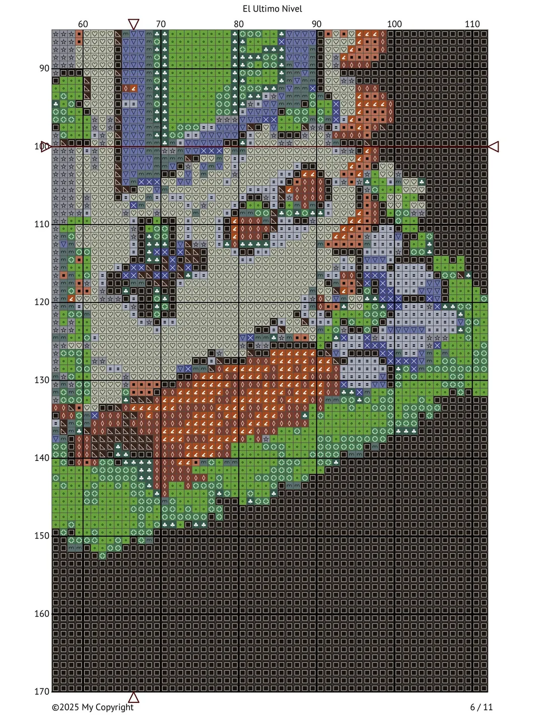 Cross Stitch Pattern / Tapestry Crochet /Game Boy Retro (Pattern
