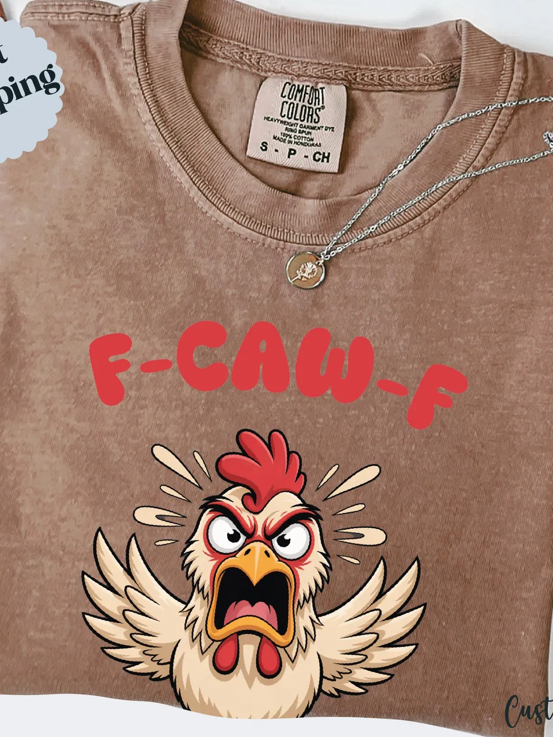 Funny Rooster Shirt | Farm Humor Tee | Gag Gift Barnyard T-Shirt | Quirky Chicken Lover Top
