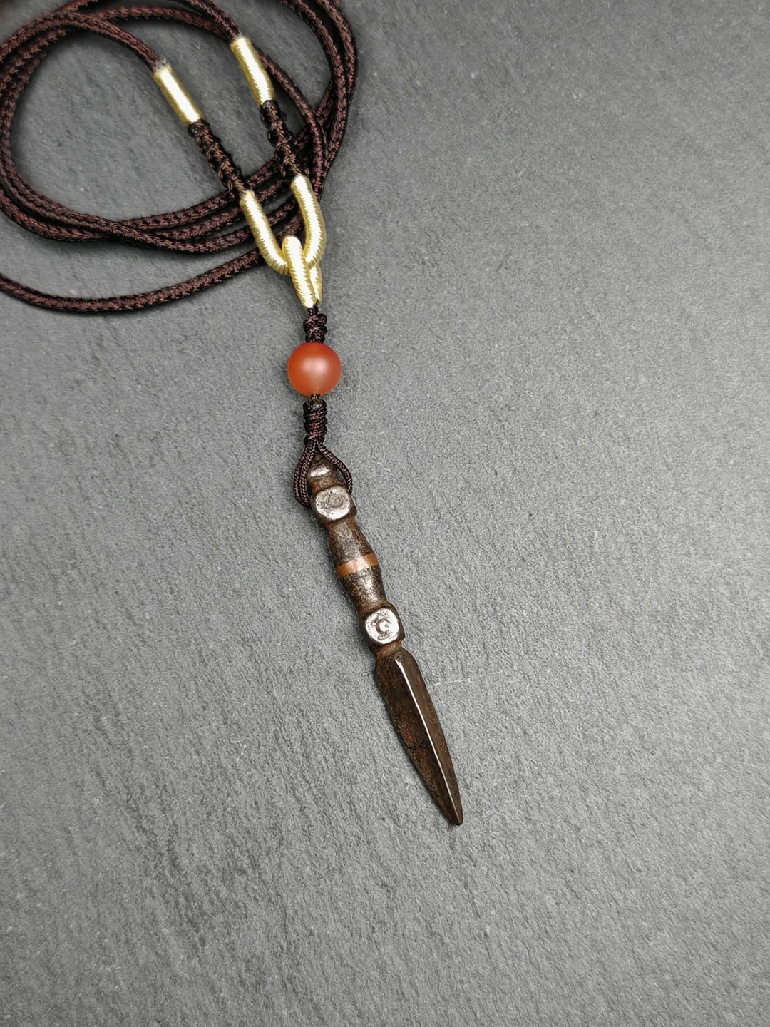 Dorje Phurba Pendant - Authentic Tibetan Amulet - Protective Charm