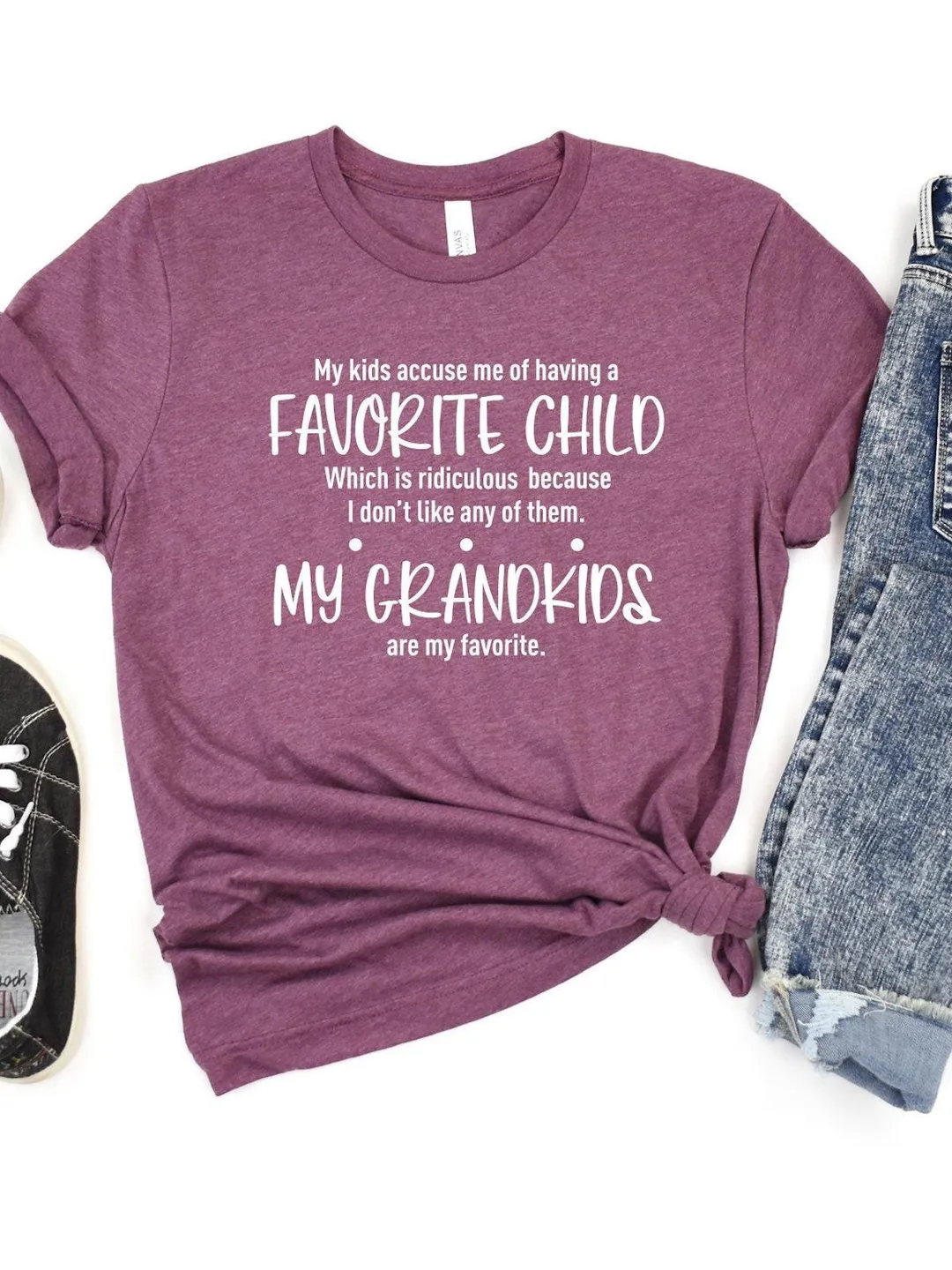 Funny Grandma T-Shirt: My Grandkids Are My Favorite