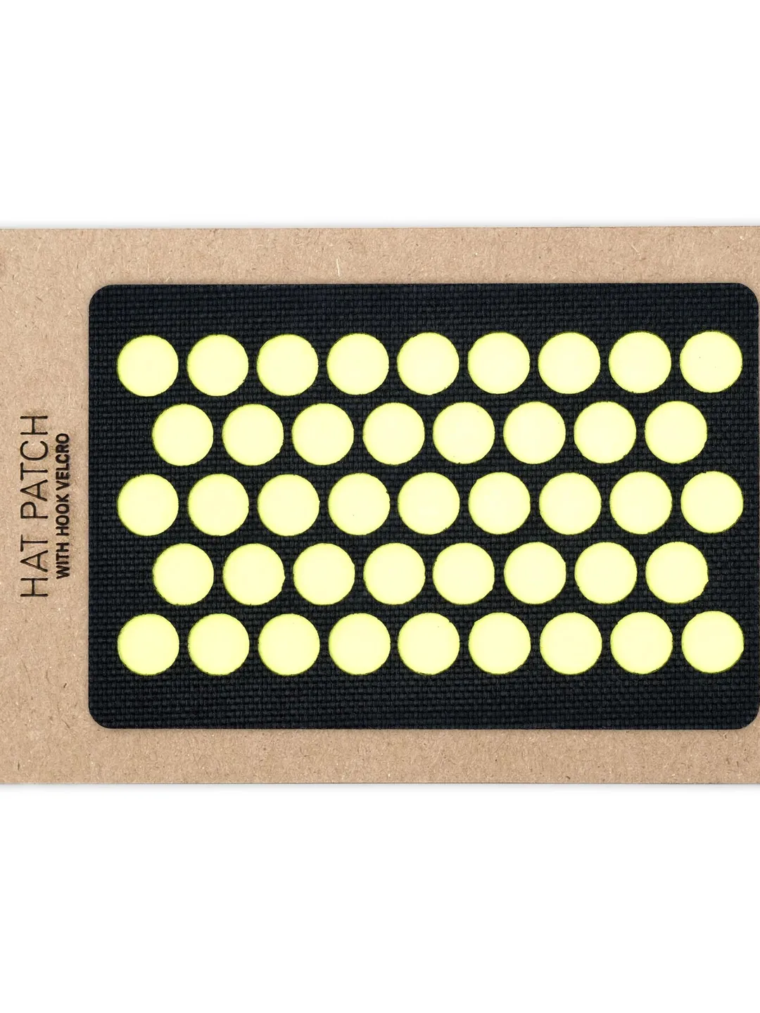 Bat Tactical Patch Small Black and Reflective Yellow