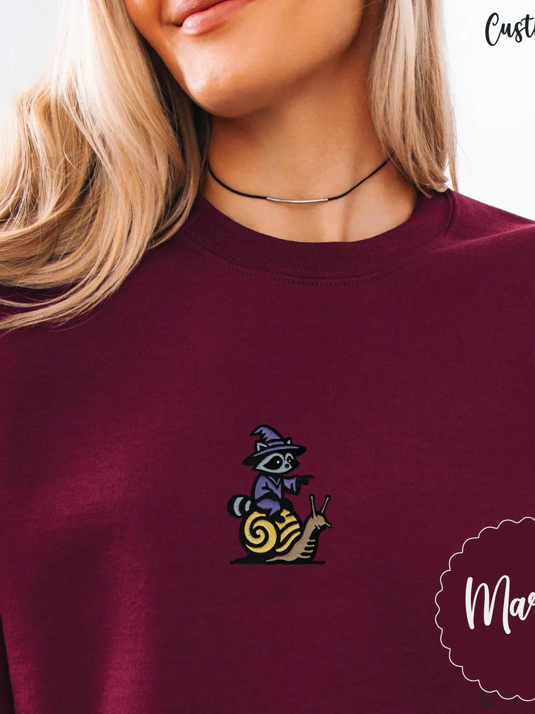 Retro Medieval Snail Rider T-Shirt, Embroidered Comfort Colors Shirt ...