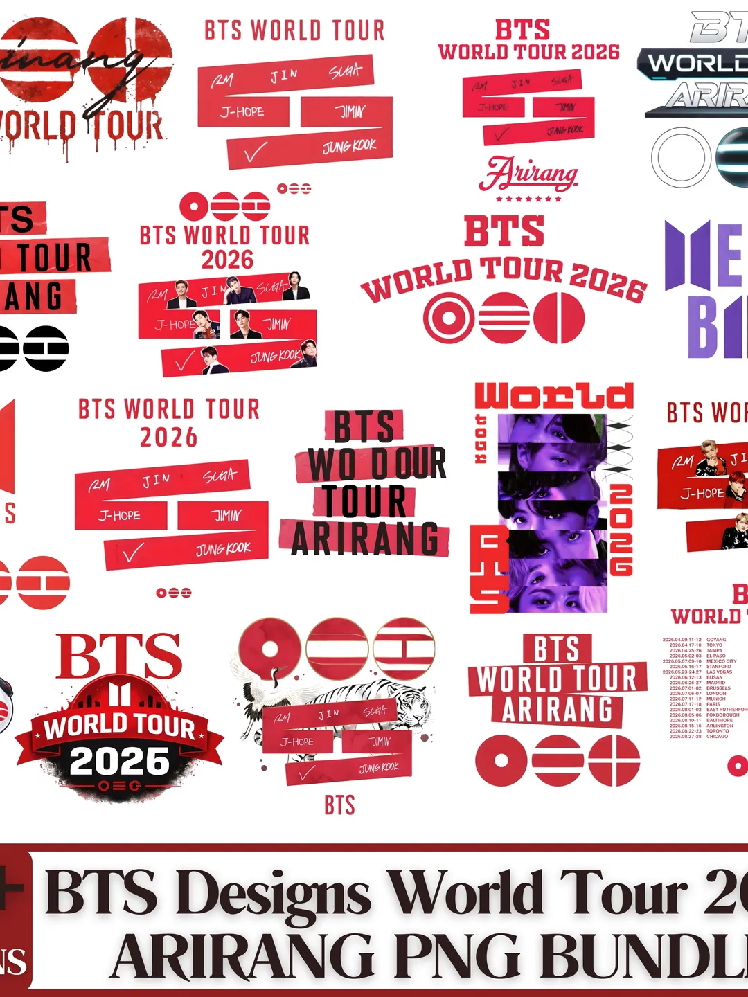 BTS Arirang World Tour 2026