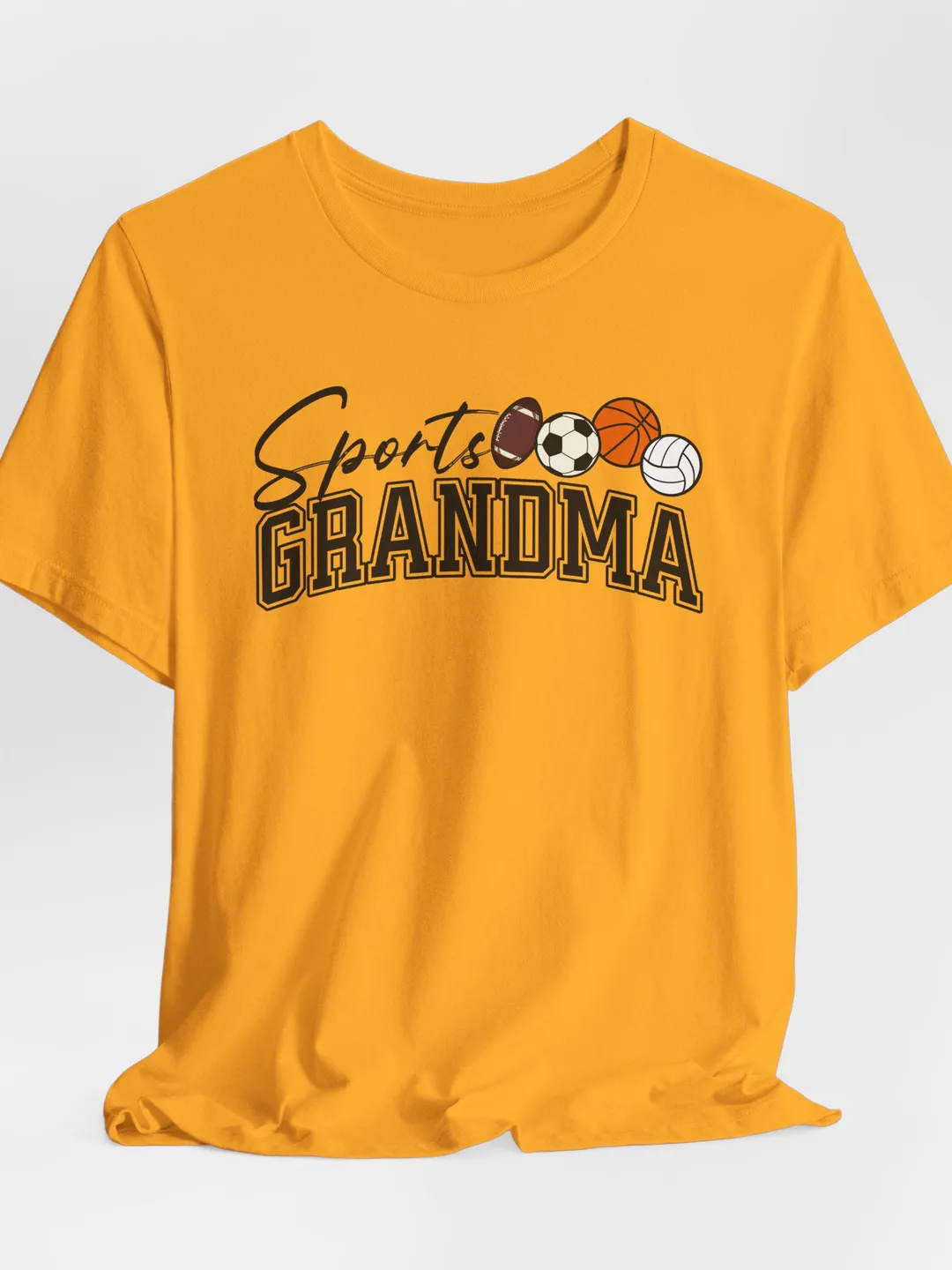 Custom Sports Grandma Shirt, Personalized Team Spirit Tee for Nana Gigi Grammy Granny, Game Day Gift for Gma Mothers Day or Birthday Present