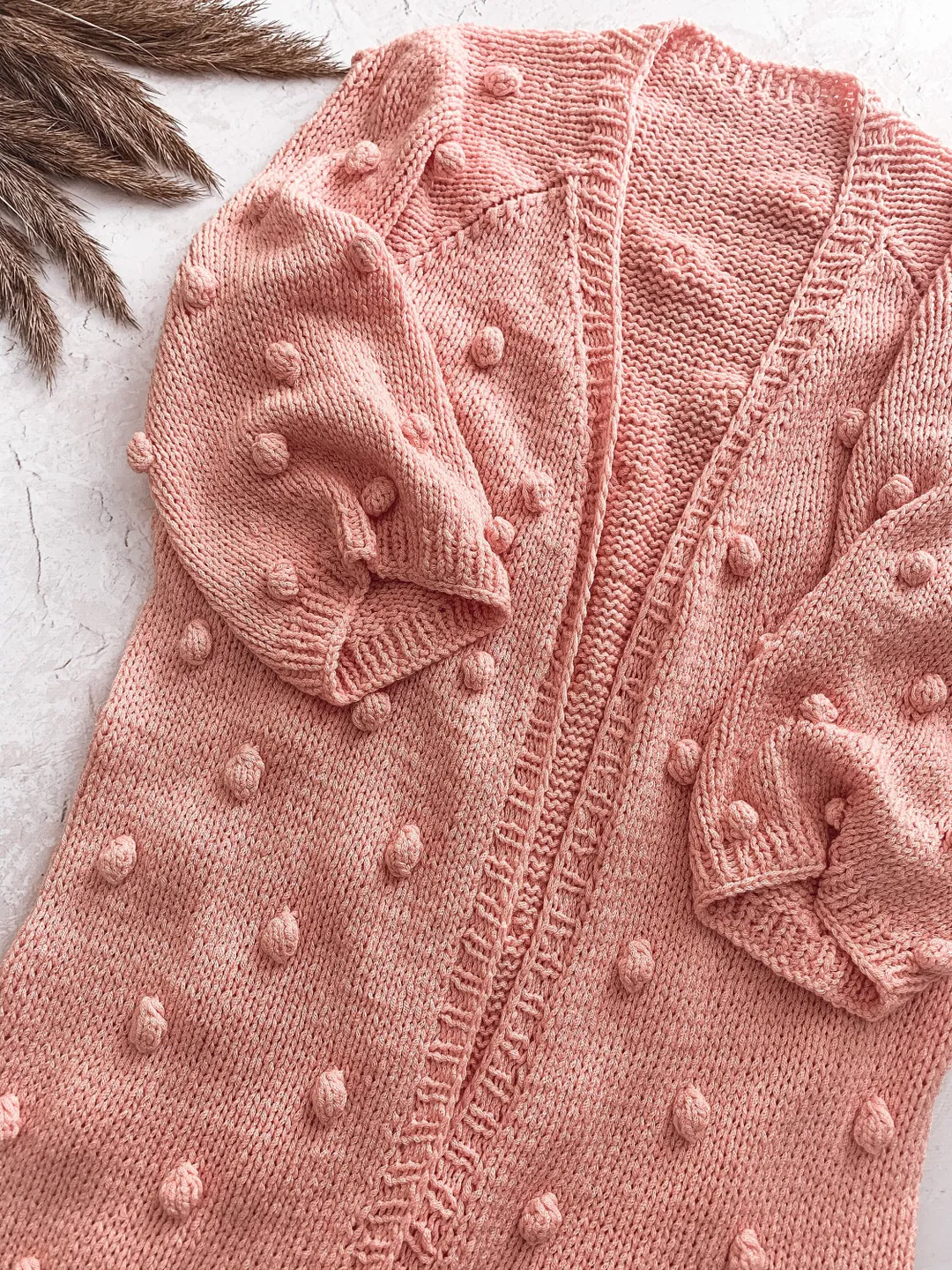 Oversize cardigan, Chunky cardigan, Wool cardigan, Cable knit cardigan, Bubble cardigan, Boho knit cardigan, Pink cardigan sweater