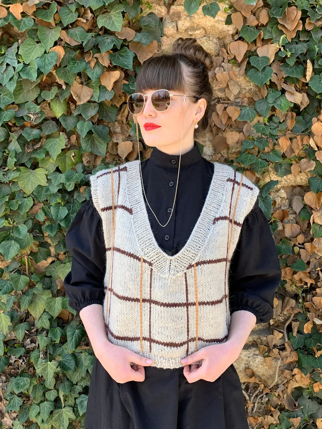 Knit vest, Sweater sleeveless, Striped sweater vest, Sweater vest oversized, Cropped vest, Sleeveless jumper, Plaid vest