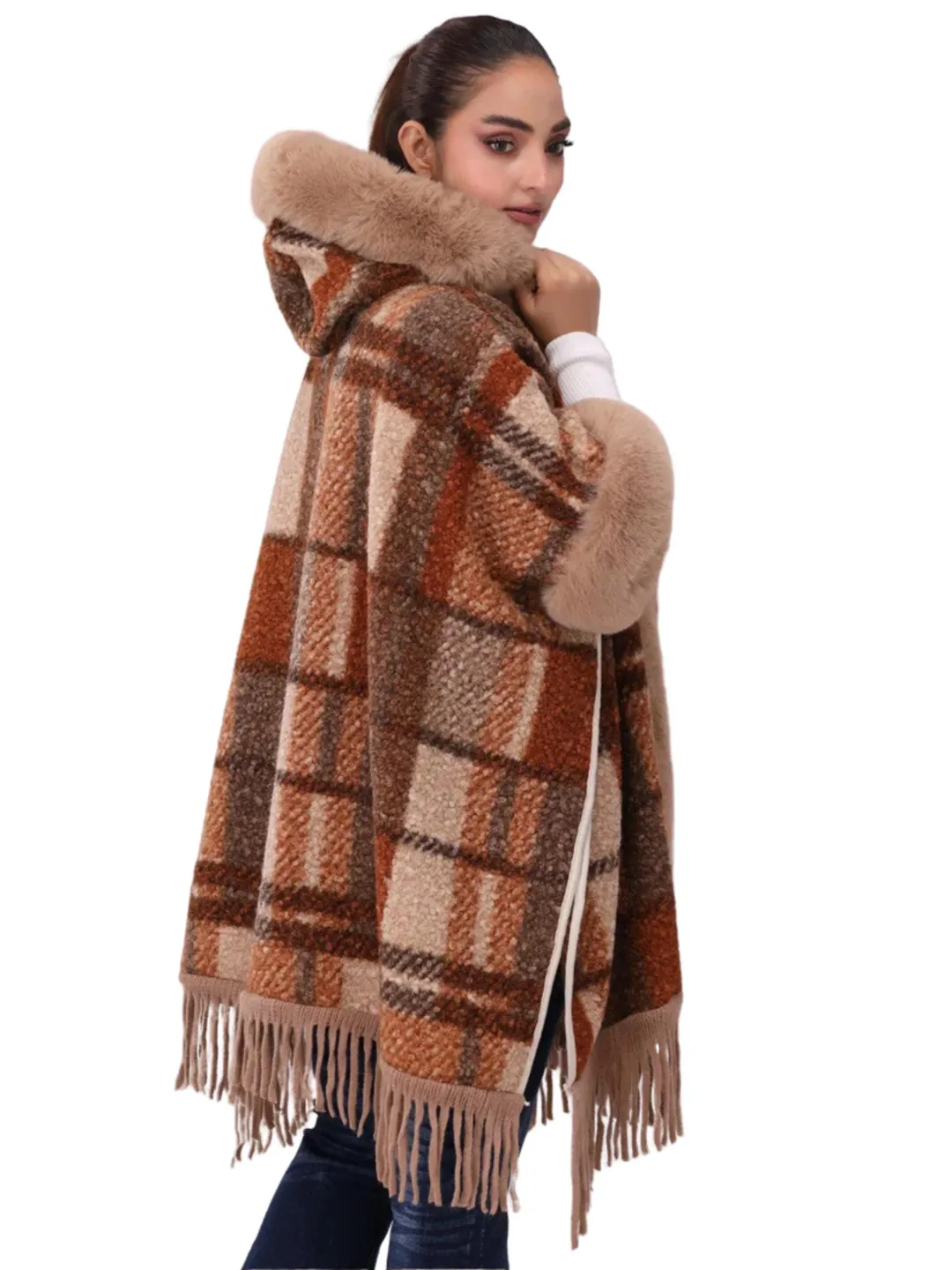 Woolen Cape Shawl for Women | Gift For Her