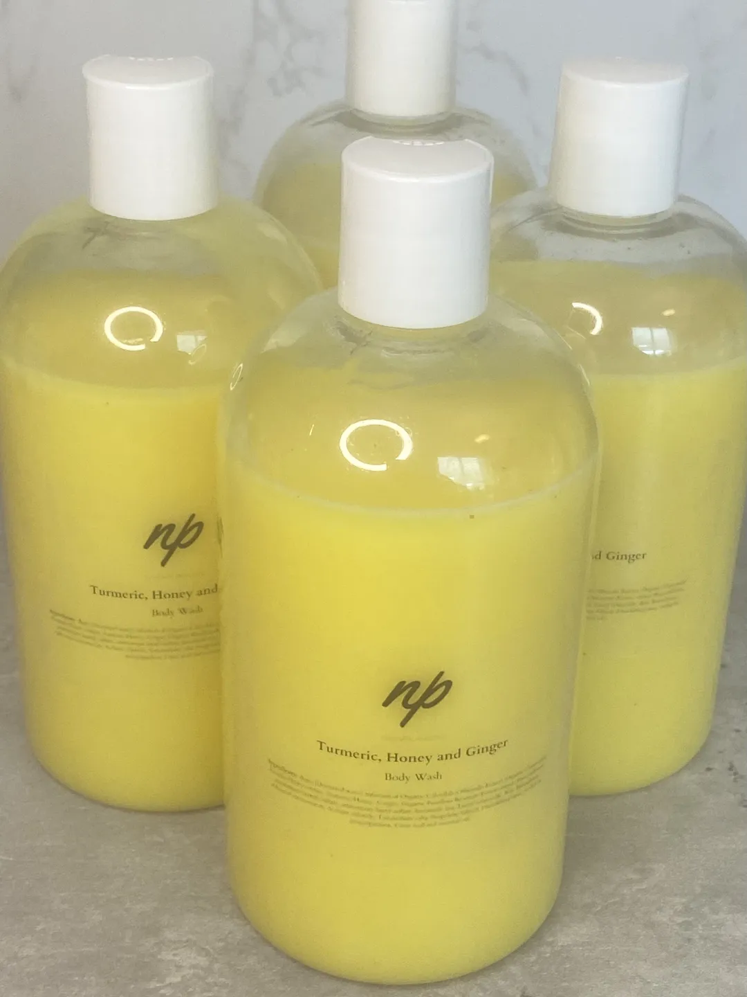 Turmeric, Honey and Ginger Body Wash, Organic, Vegan, Cruelty Free, Birthday Gift, Custom Gift for Her, Holidays