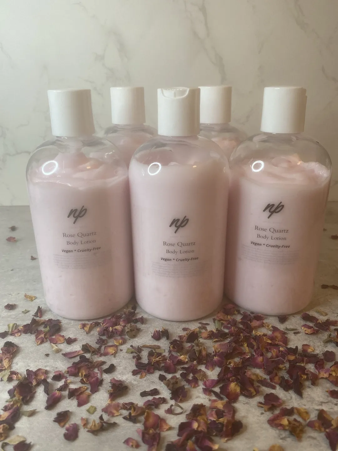 Rose Quartz Body Lotion, Vegan, Cruelty Free, Organic, Birthday gift, Customer Gift for Her