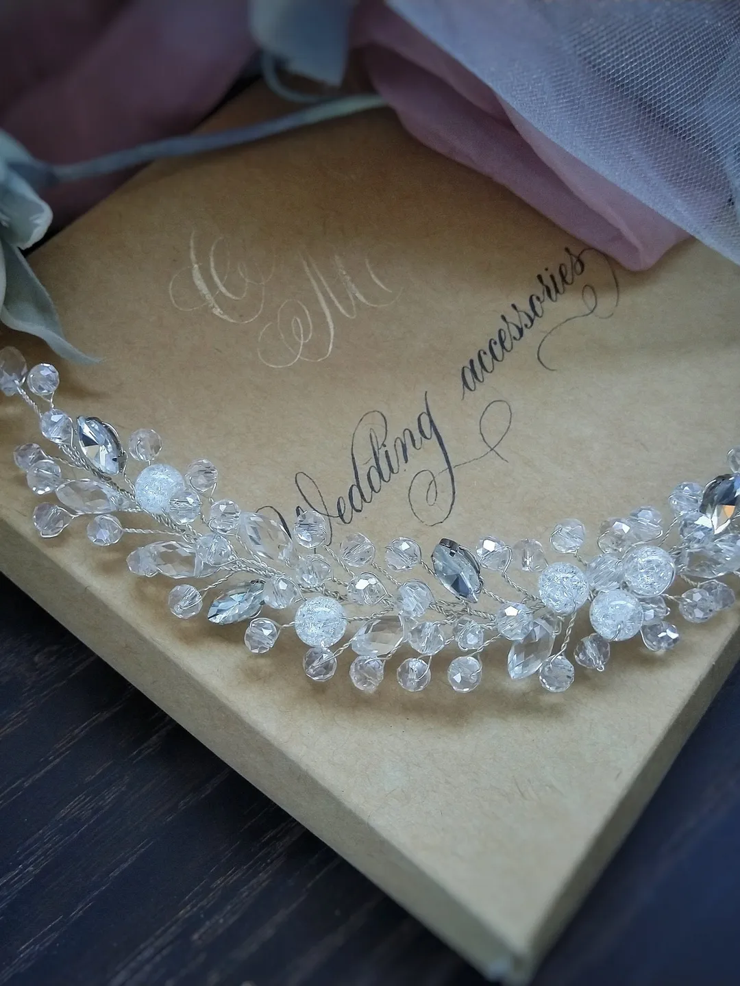 Bridal crystal hair vine for bride, crystal headpiece, hair accessories, wedding hair vine, bridal hair piece, small bridal tiara