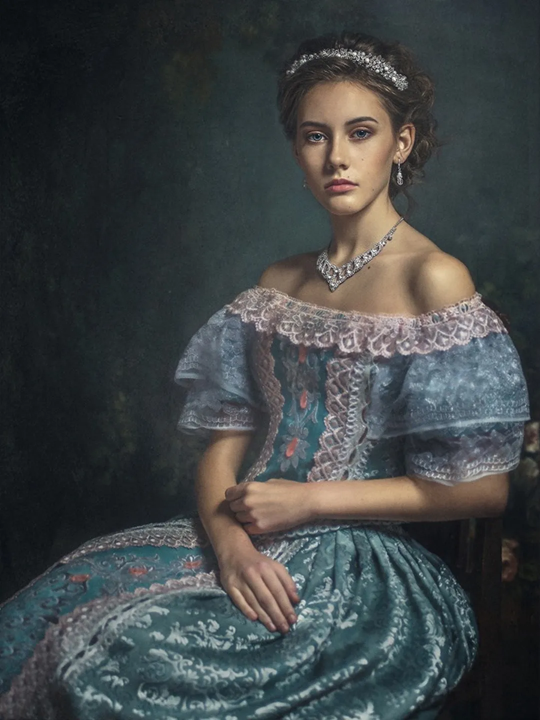 Bridal jewelry crown and earrings for bride Wedding tiara for bride Crystal tiara Bridal crystal tiara Crystal crown White Hair band