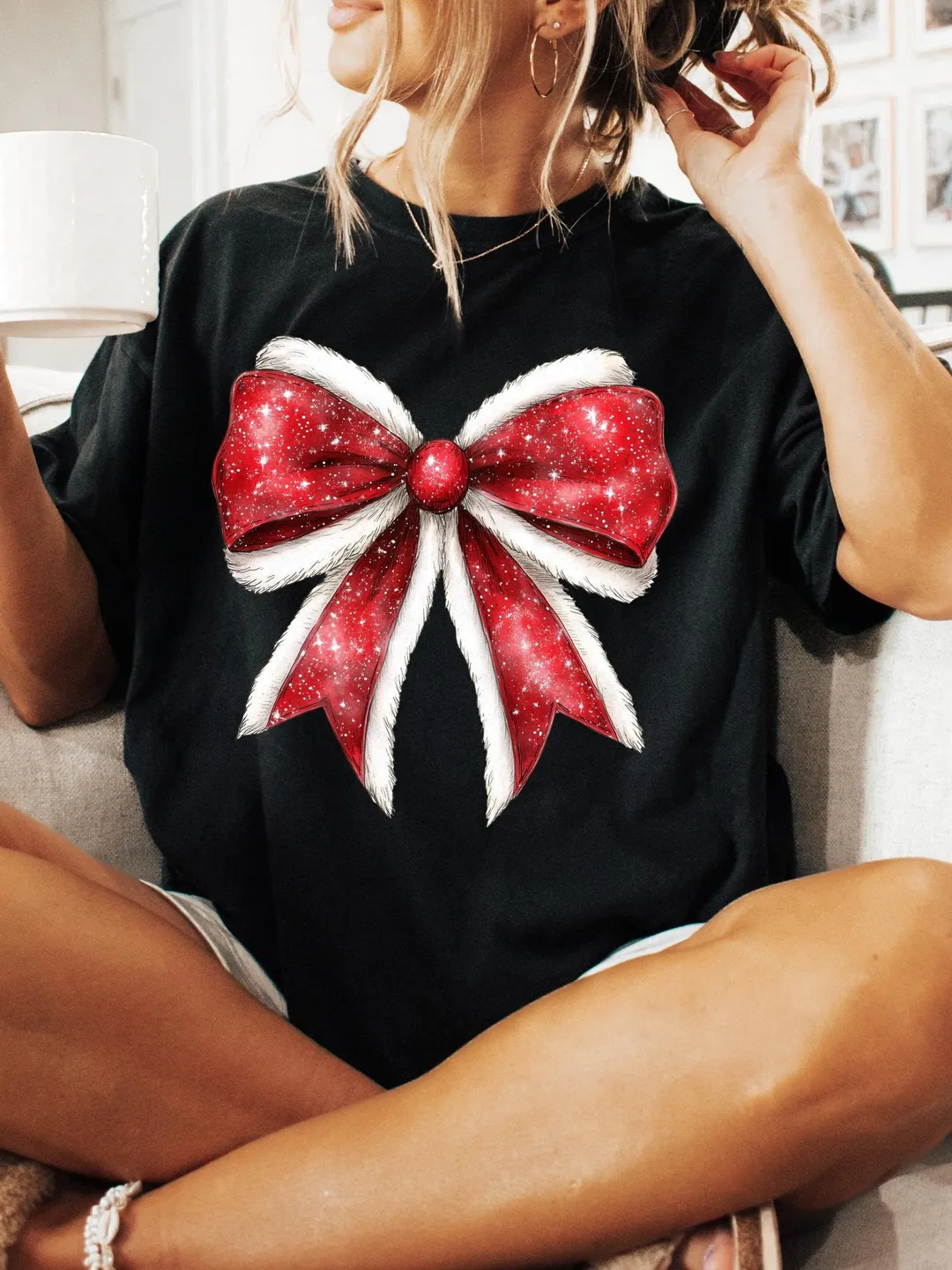 Coquette Christmas png, Coquette Bow Png, Christmas sublimation, Trending png, Retro Holidays png, Holiday vibes png, Girly Christmas