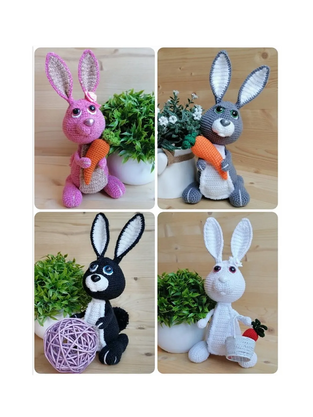 Crochet pattern Bunny (rabbit) - digital pattern PDF