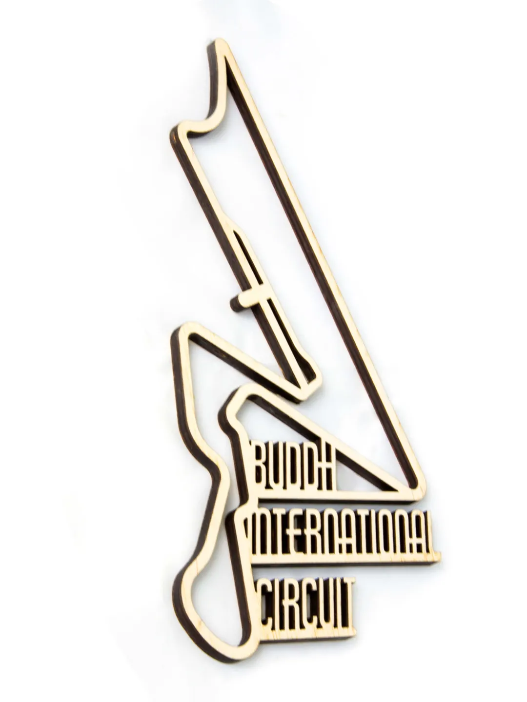 F1 Buddh International Circuit wood race track Buddh Race boyfriend gift F1 Race fan Grand Prix Circuit formula 1 wood wall art decor racing