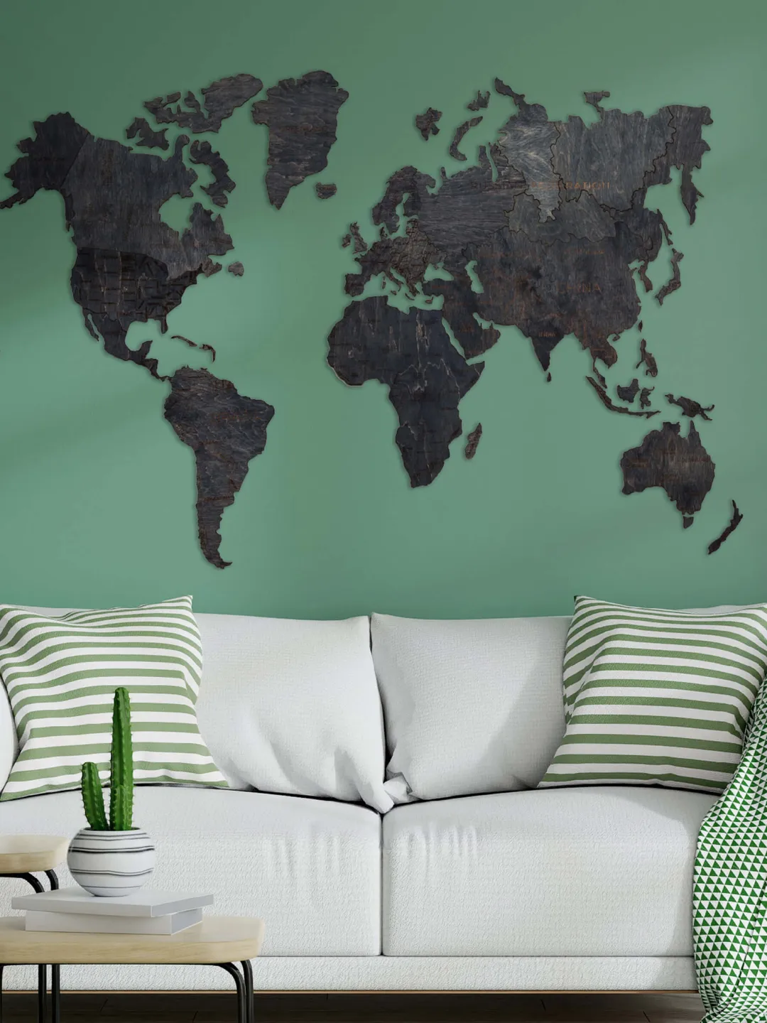 Home Wall Decor Wood Wall Art Rustic Wall Map Gift For Boyfriend Husband 5th Anniversary Gift Wall Decor Travel Map World Map Wall Decor