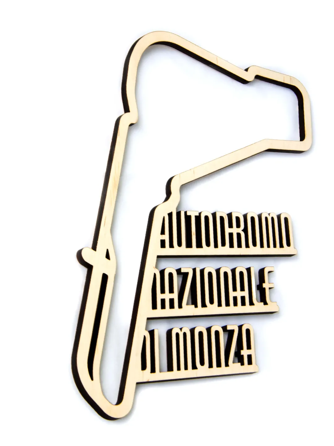 F1 Autodromo Nazionale di Monza Circuit wood race track Race boyfriend gift F1 Race Grand Prix Circuit formula 1 wood wall art decor racing