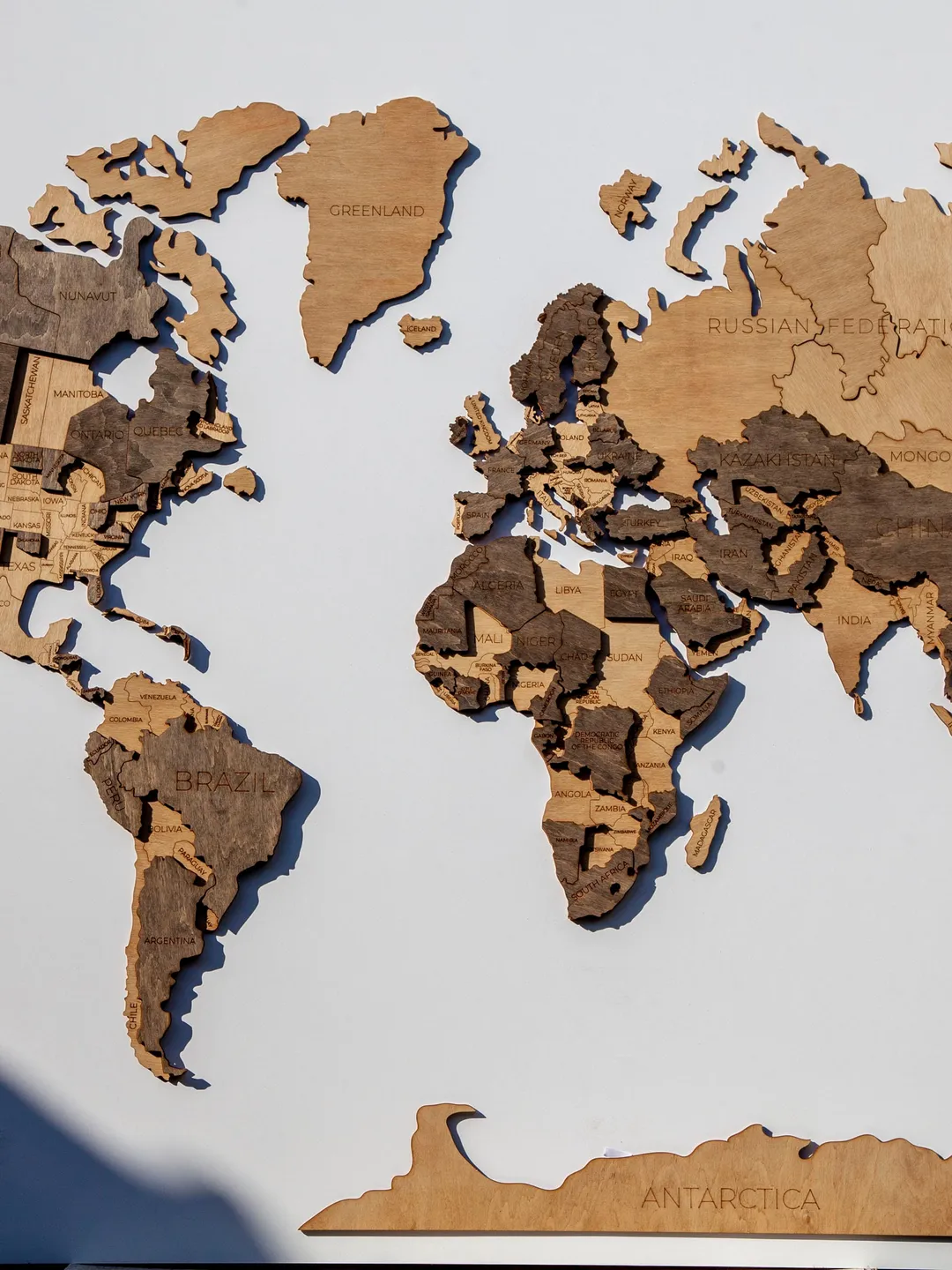 3D Wooden World Map Home Decor Rustic Wall Decor 5th Anniversary Gift Map Of The World Push Pin World Map Large Travel Map housewarming gift