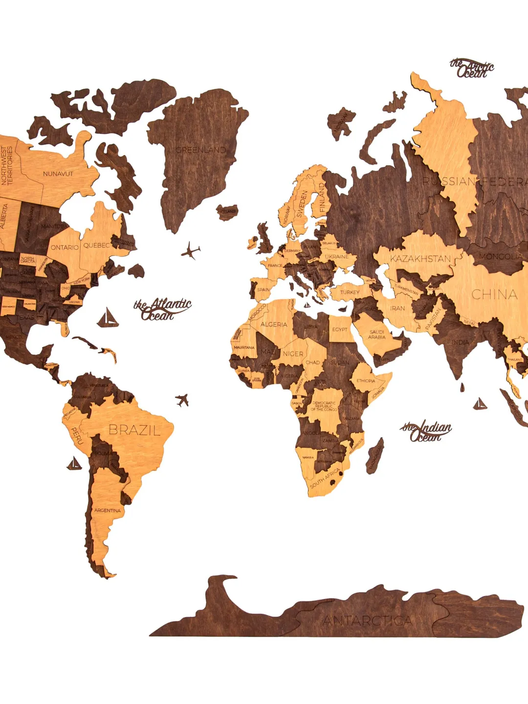 3D World Map Home Decor Wall Art Anniversary Gift For Husband Travel  Family Gift Boyfriend Gift Wedding Gift Wall Decor Art Engagement Gift