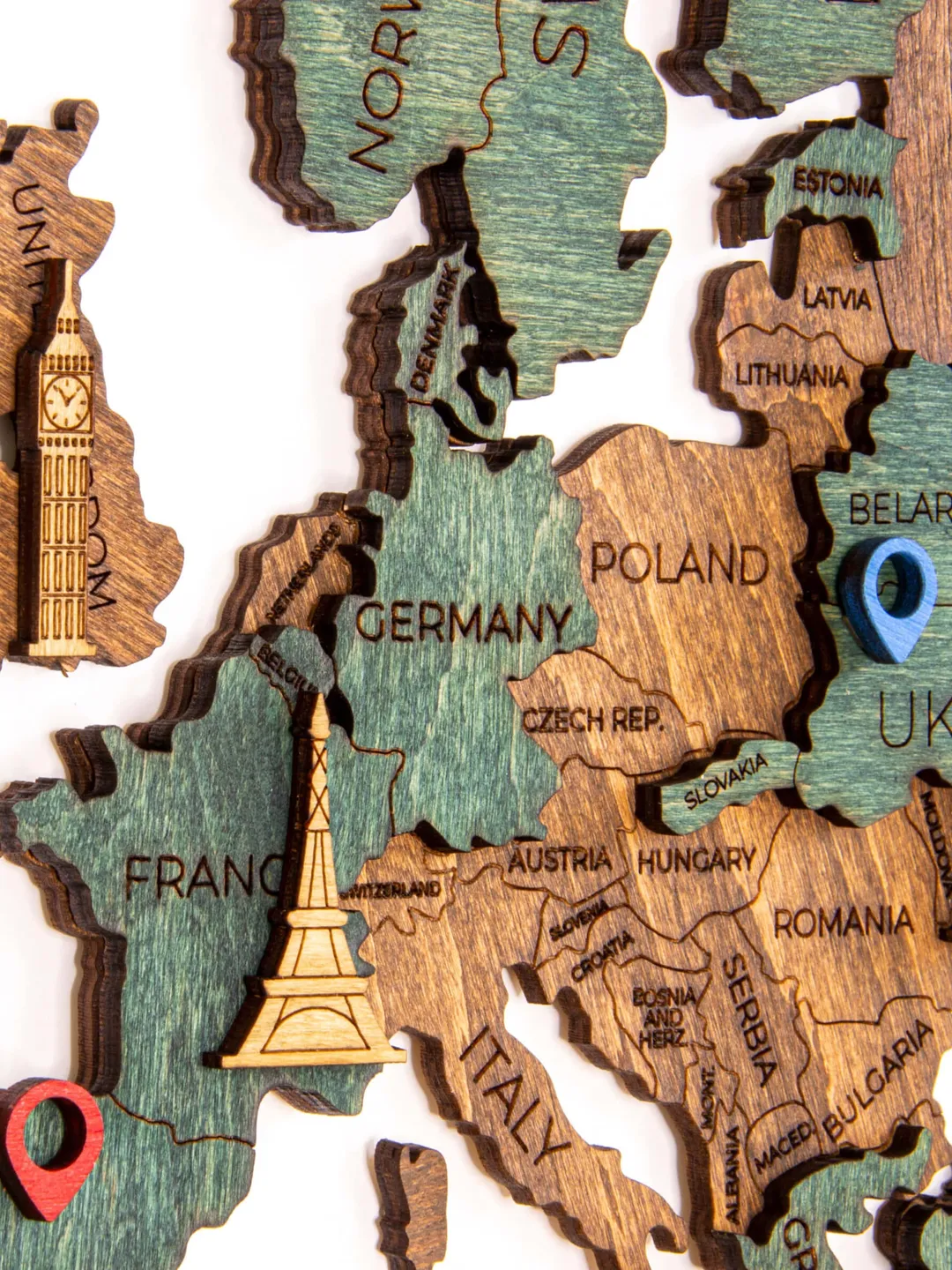 Wood Wall Art, Large World Map, 5th Anniversary Gift For Husband, Rustic Wall Art Decor, Home Decor, Weltkarte Holz, Gift for Boyfriend Wood