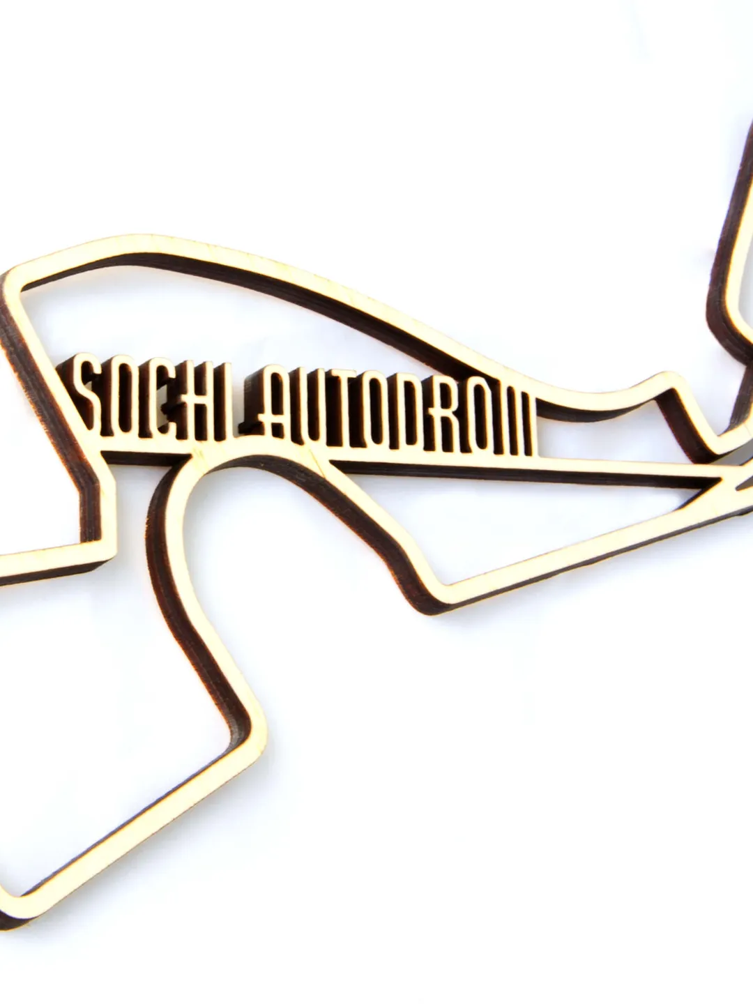 F1 Sochi Autodrom Circuit wood race track Race boyfriend gift F1 Race Grand Prix Circuit formula 1 wood wall art decor racing Sochi Motor