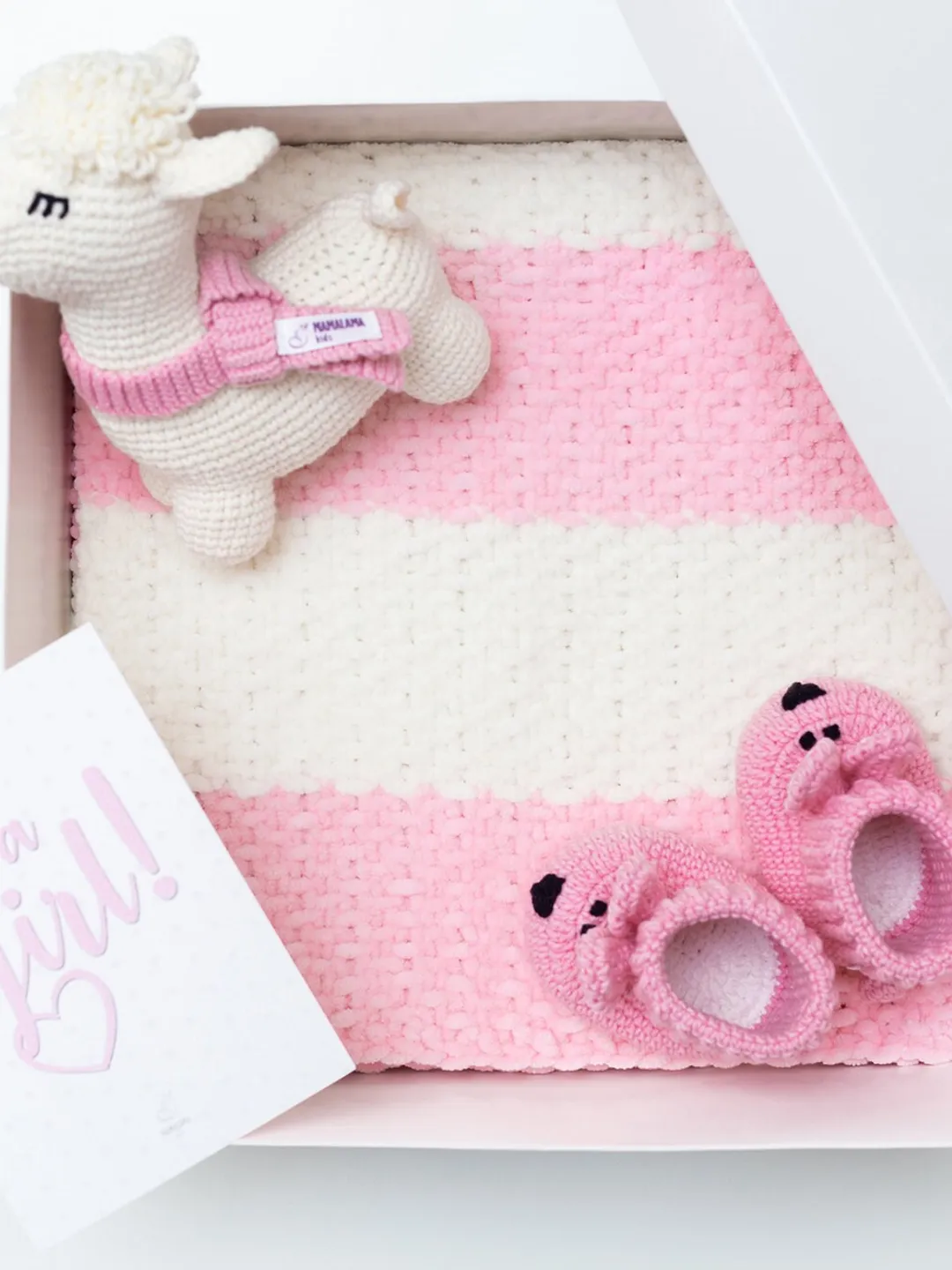 Its a girl expecting for a baby pregnancy congratulations gift box Its a girl baby shower reveal party present idea