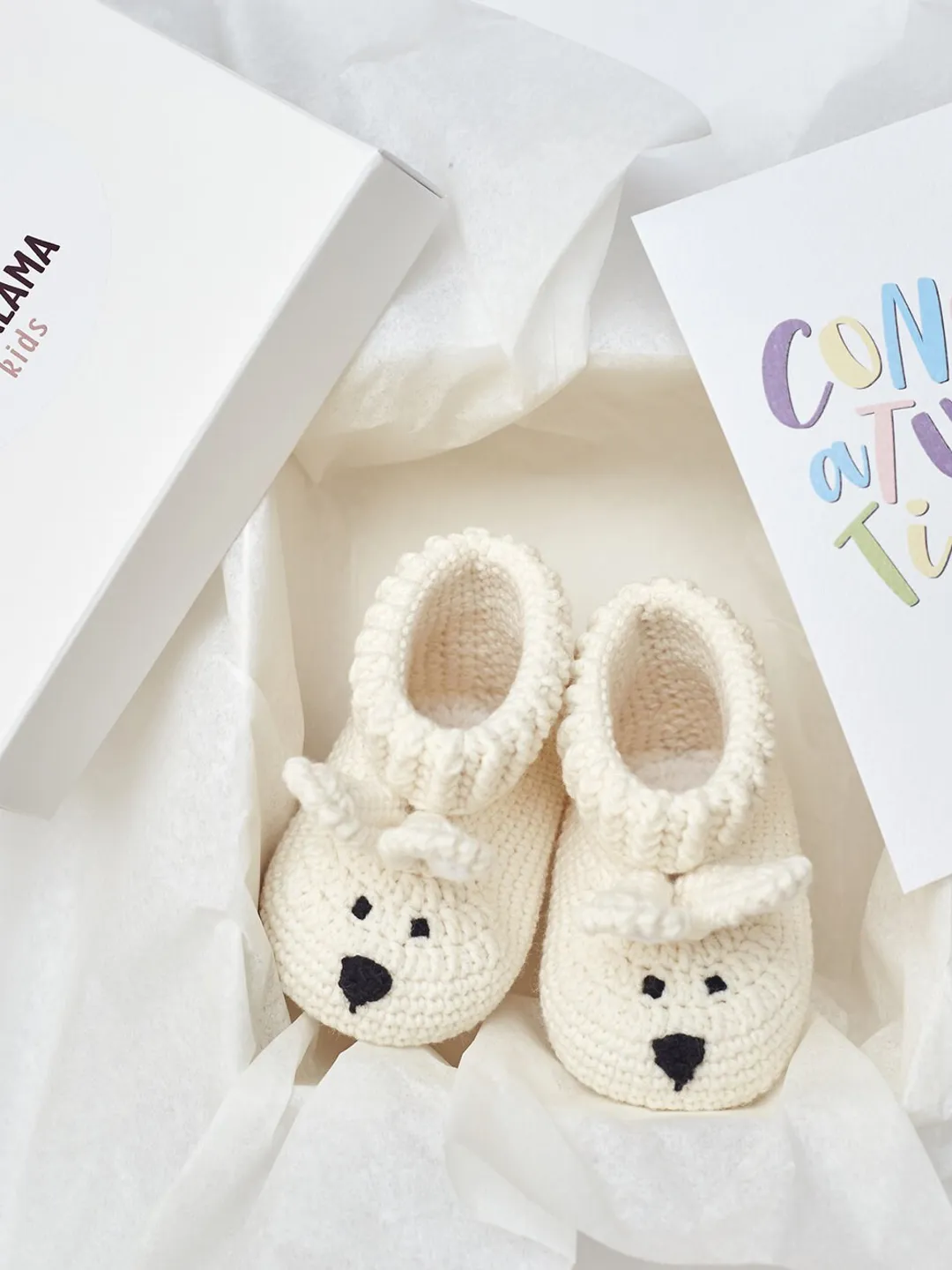 Christening outfit gift with cute bunny baby slippers boot for boy girl baptism