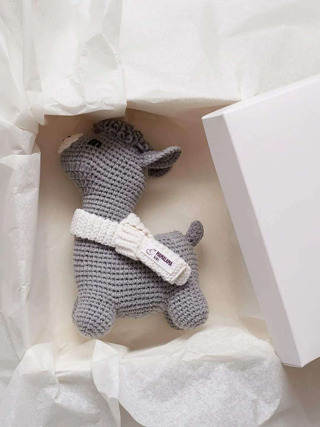 Good bye llama stuffed plush toy memory gift for a distance friend leaving Farewell gift for a boss, colleague, mom, sister, brother