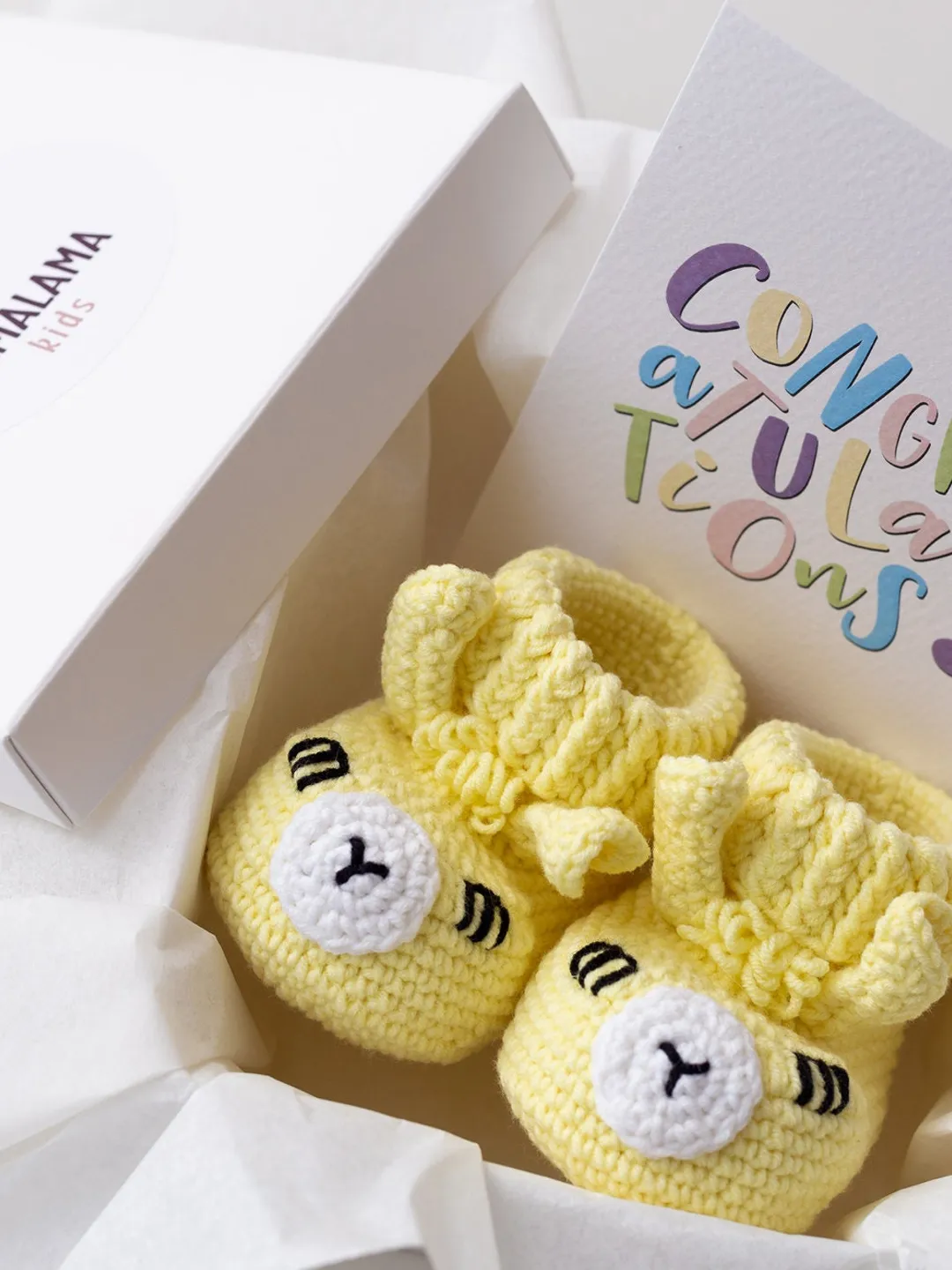 Pregnancy gift basket Expecting mom congratulations booties set Newborn present idea for baby shower Soon to be mom new parents gift from