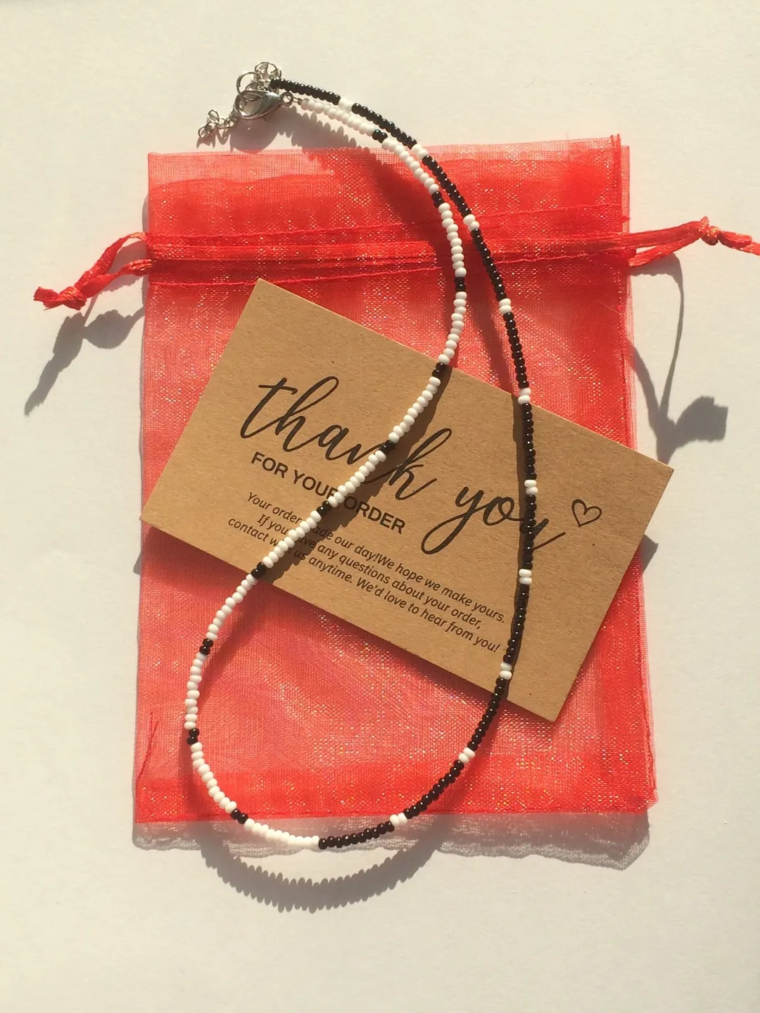 Beaded choker Yin Yang Black and white necklace Beaded necklace Choker made of beads Seed bead y2k beaded necklace Seed bead necklace