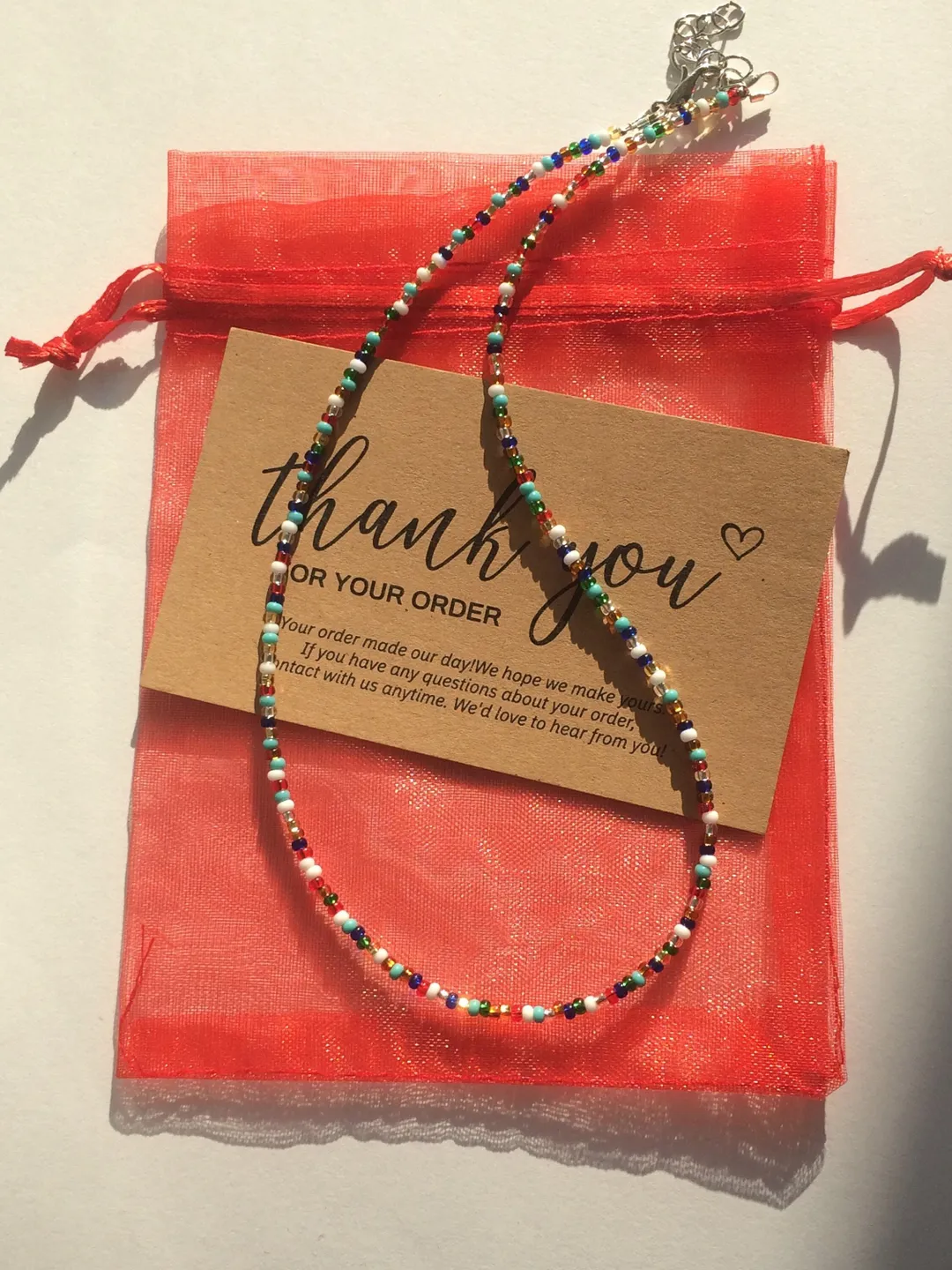 Beaded multicolored choker Seed bead necklace Multicolor necklace Choker made of beads Choker necklace Beaded choker Trendy necklaces