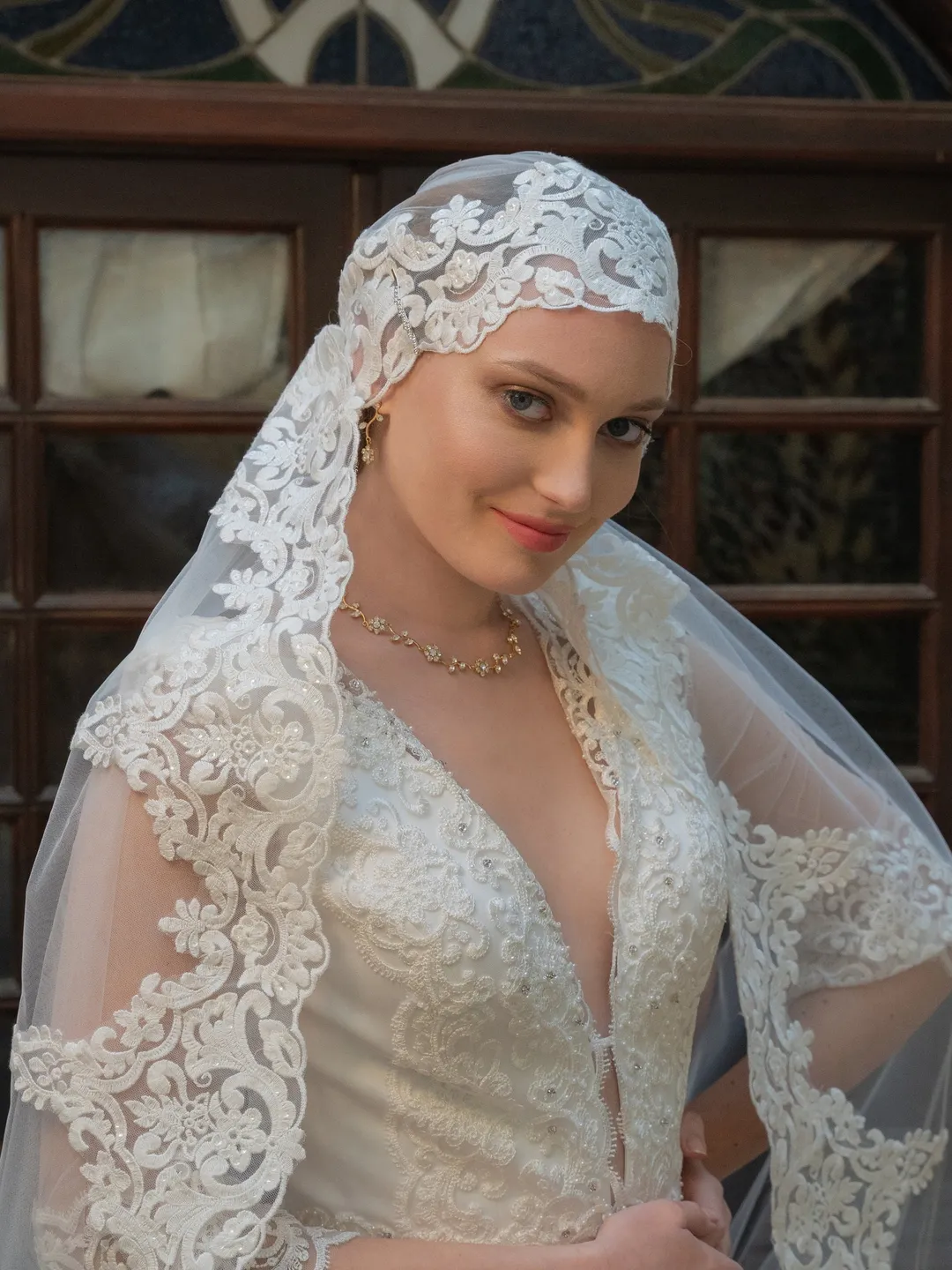Mantilla bridal, Chapel Veil/Veil wedding cathedral bridal lace/Bridal veil/Cathedral vedding veil/Vintage lace veil/Boho veil/Veil 900148.1