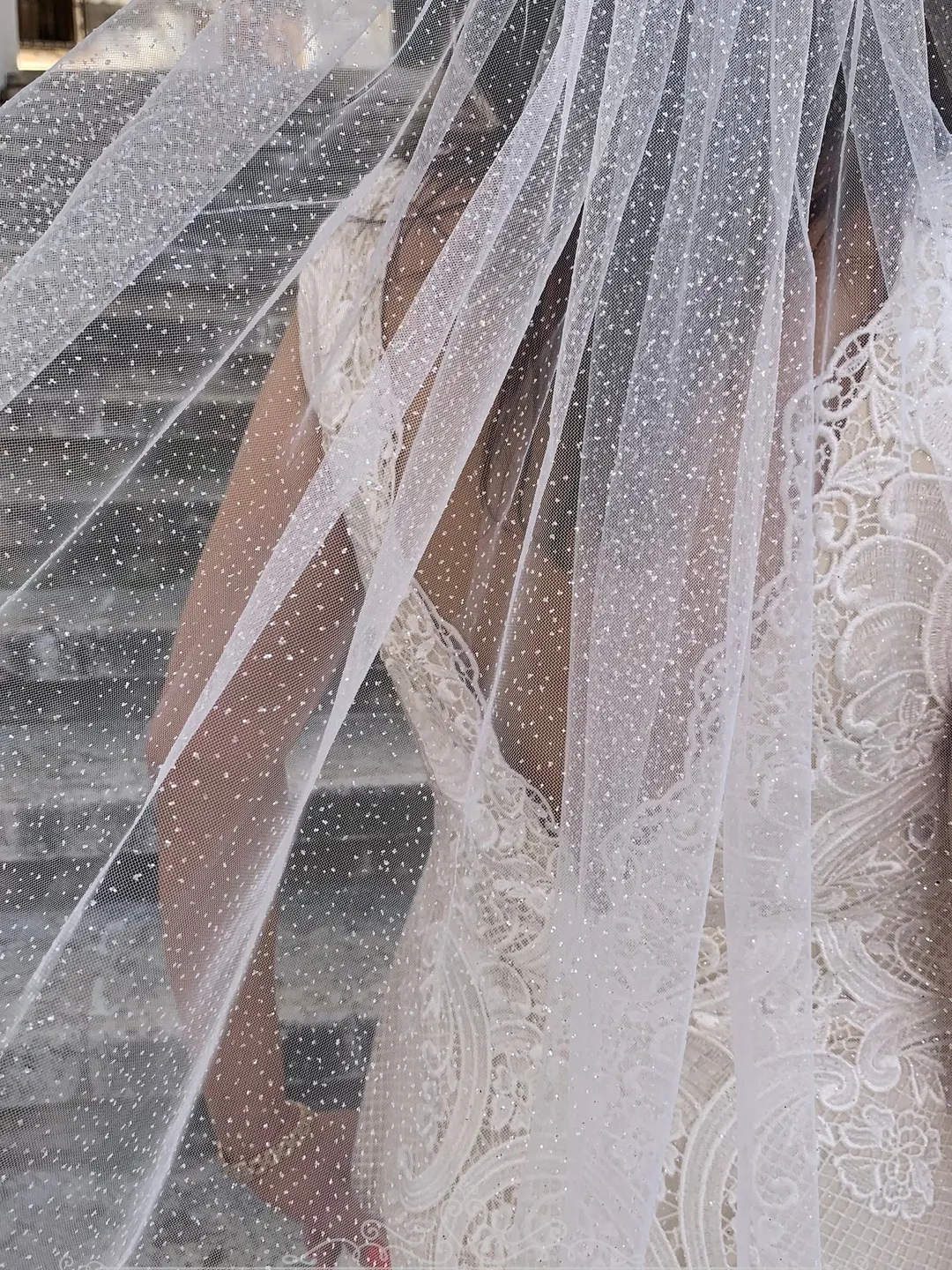 Single Tier Glitter Tulle Wedding Veil, Sparkling veil, Glitter wedding veil, Shimmer wedding veil, Shining veil, Simple bridal wedding veil Single Tier Glitter Tulle Wedding Veil, Sparkling veil, Glitter wedding veil, Shimmer wedding veil, Shining veil, Simple bridal wedding veil