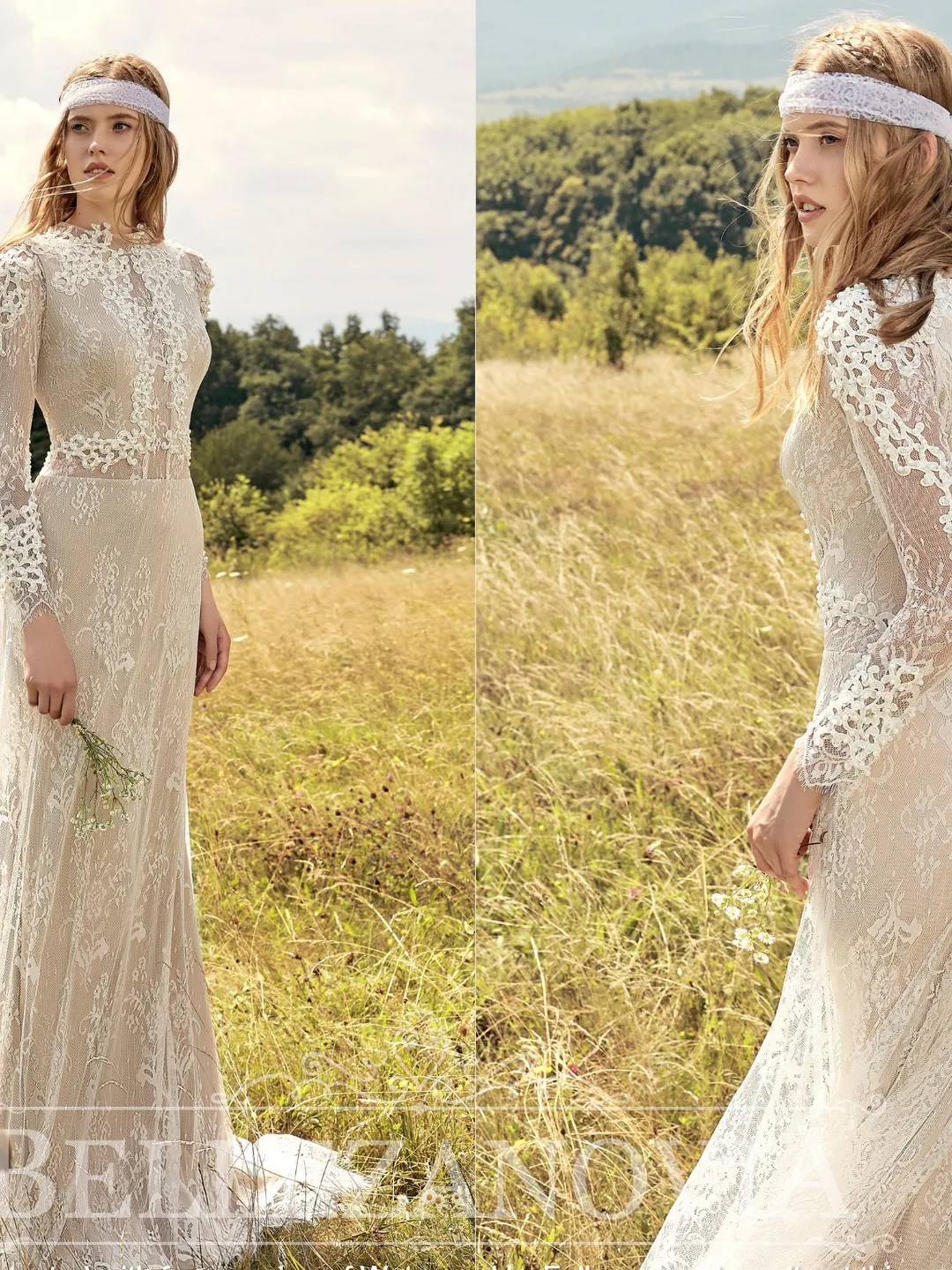 Lace sleeve wedding dress, Boho wedding dress long sleeve, Lace wedding dress boho sleeve, long sleeve bohemian wedding dress, Bridal gown