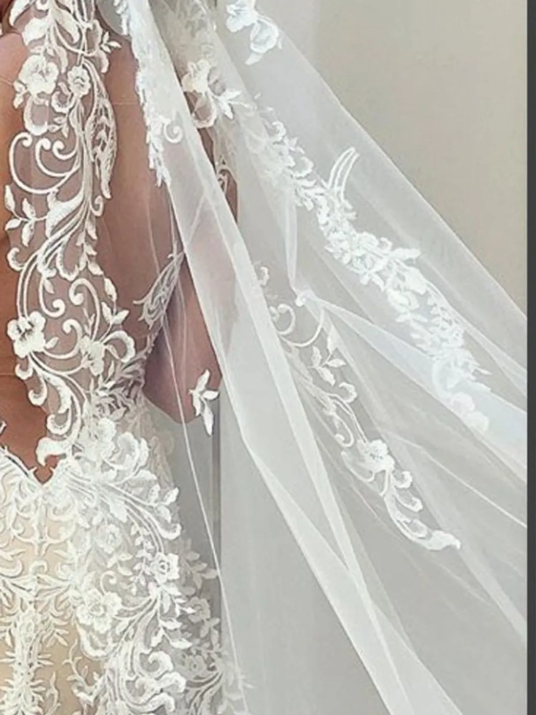 New Mantilla Veil, Royal Lace Veil, Drop Wedding Veil, Cathedral Veil, long veil wedding, Drop Veil, Mantilla lace, Bridal veil -900231