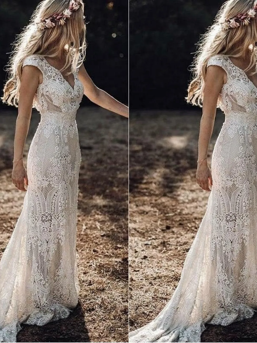 soft ivory wedding dress Daphne A-Line Ivory Wedding Dress main image 0