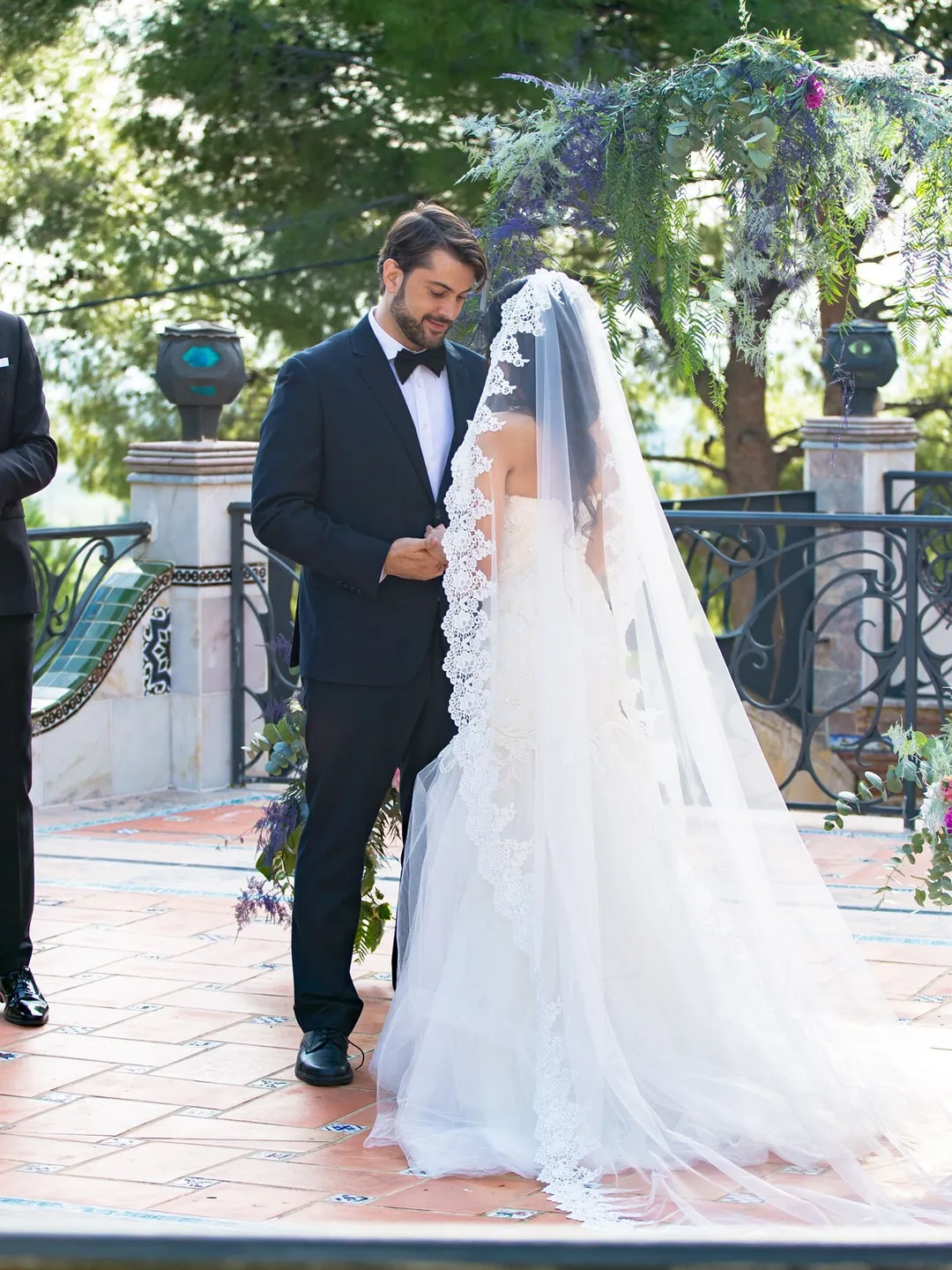 Mantilla Cathedral Wedding Veil, veil wedding cathedral bridal lace, Spanish Mantilla Veil, Soft Chapel Veil, Veil 1 Tier, Bridal Veil -9007