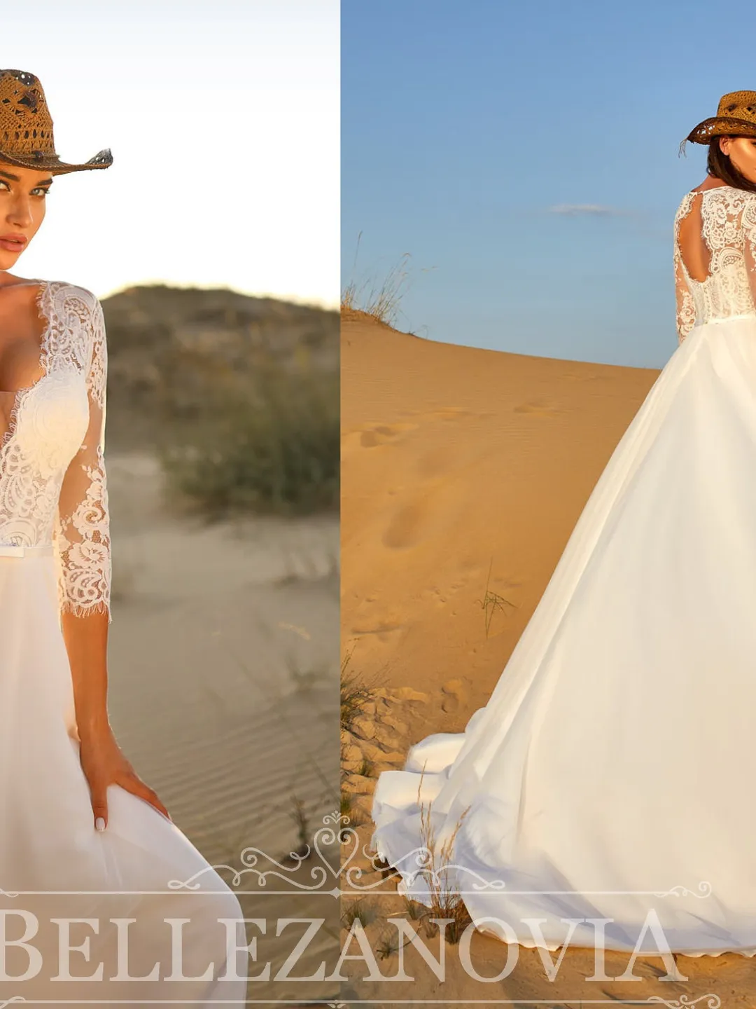 long lace sleeves wedding dress Lace Wedding Dress with Long Sleeves Luxury wedding dress Ivory lace wedding dress with sleeves Bride dress