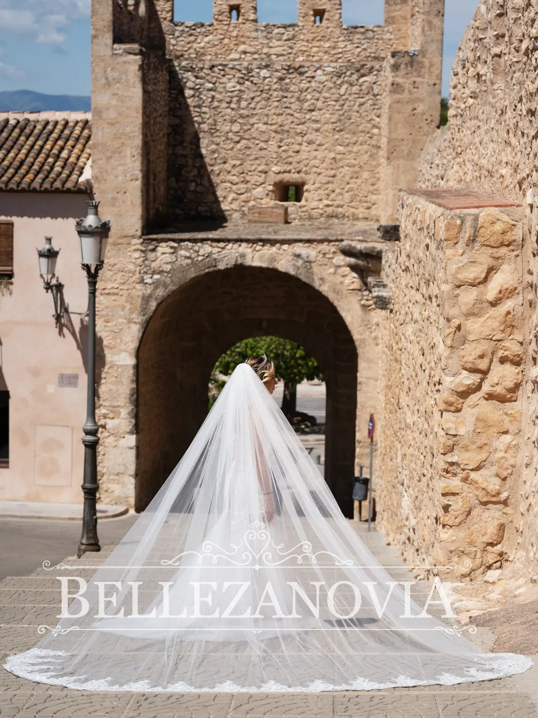 Extra long veil lace, One Layer Mantilla, Long Lace Veil, Wedding veil train, Royal veil, Sequins veil, Pearl bridal Veil, New veil 900232.1