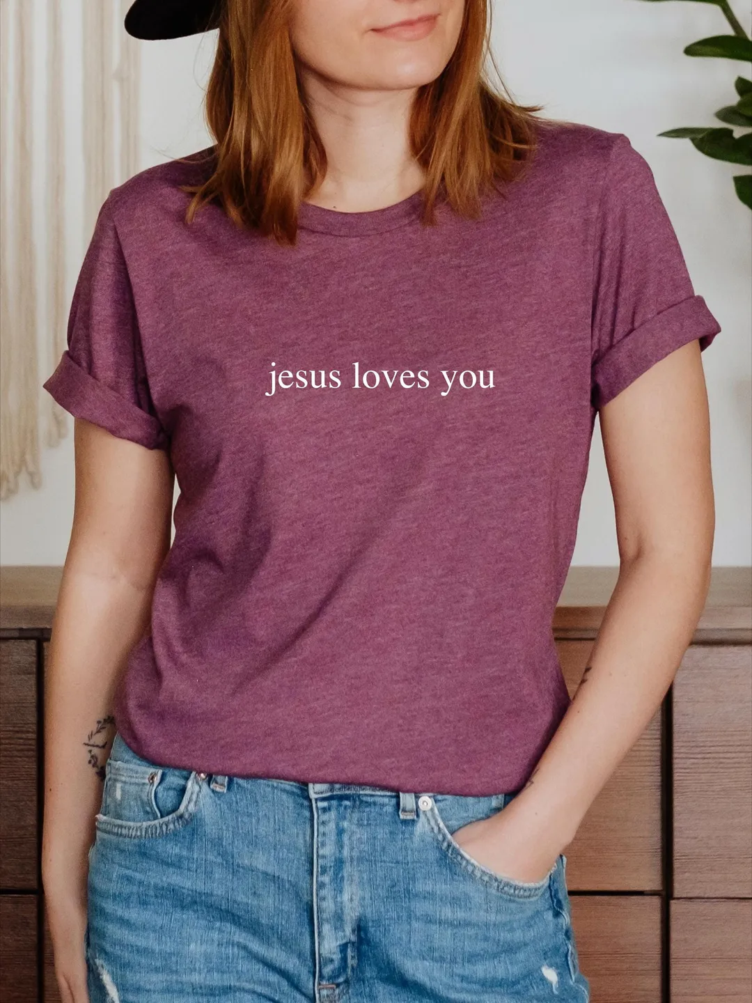 Jesus Loves You T-Shirt: Christian Faith Bible Verse Tee