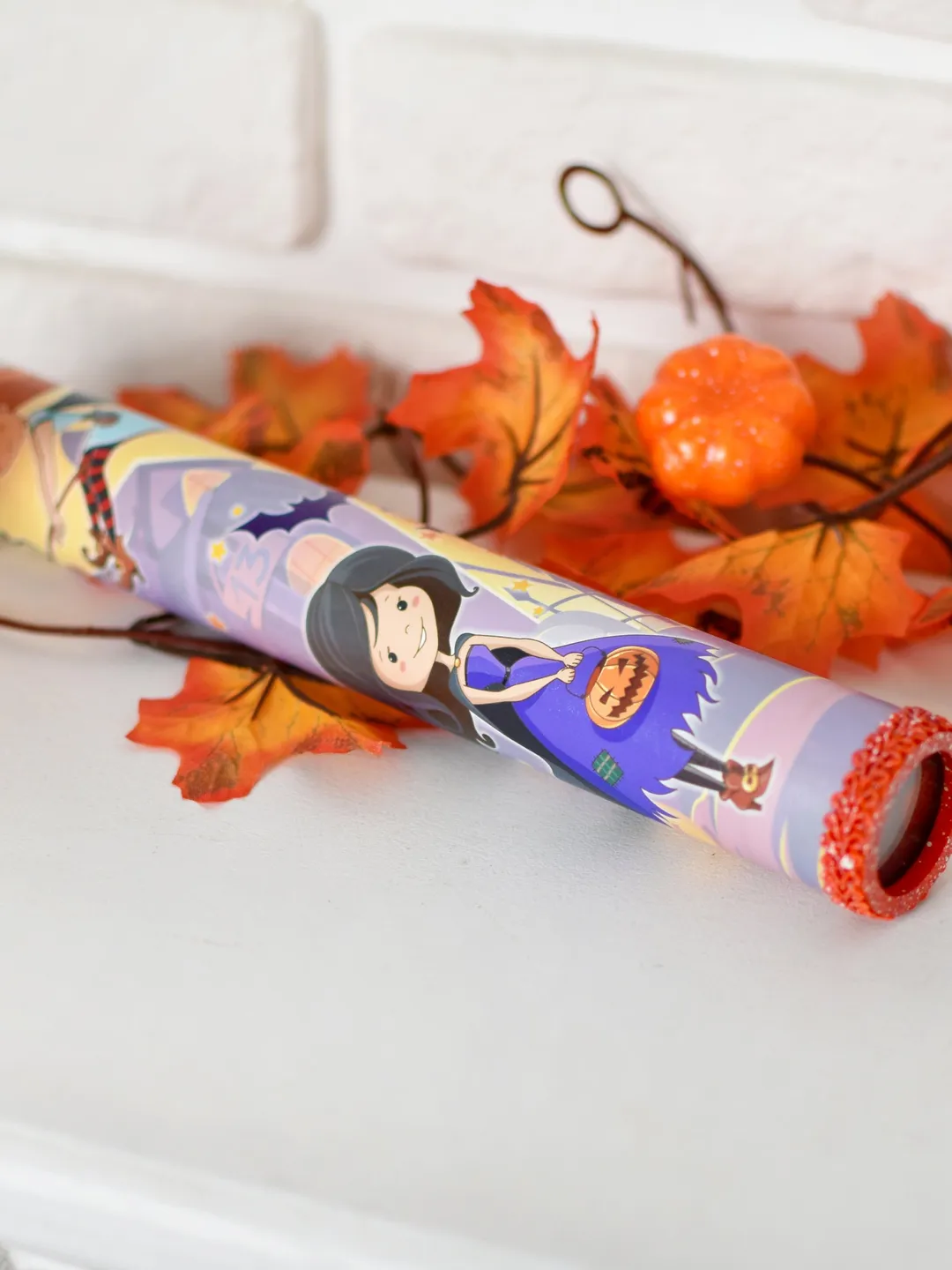 Halloween gift, kaleidoscope, cute halloween party, roommate gift with halloween witch decor.