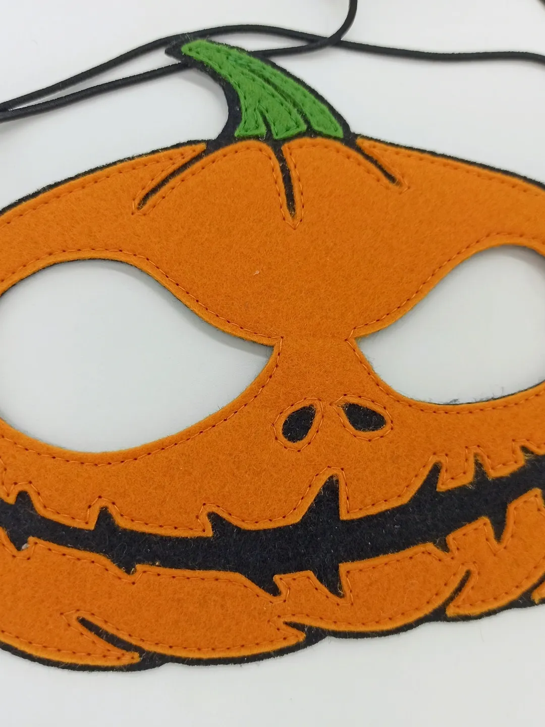 Pumpking Rabbit Mask Bunny halloween mask, kids mask for rabbit costume, rabbit felt mask ...
