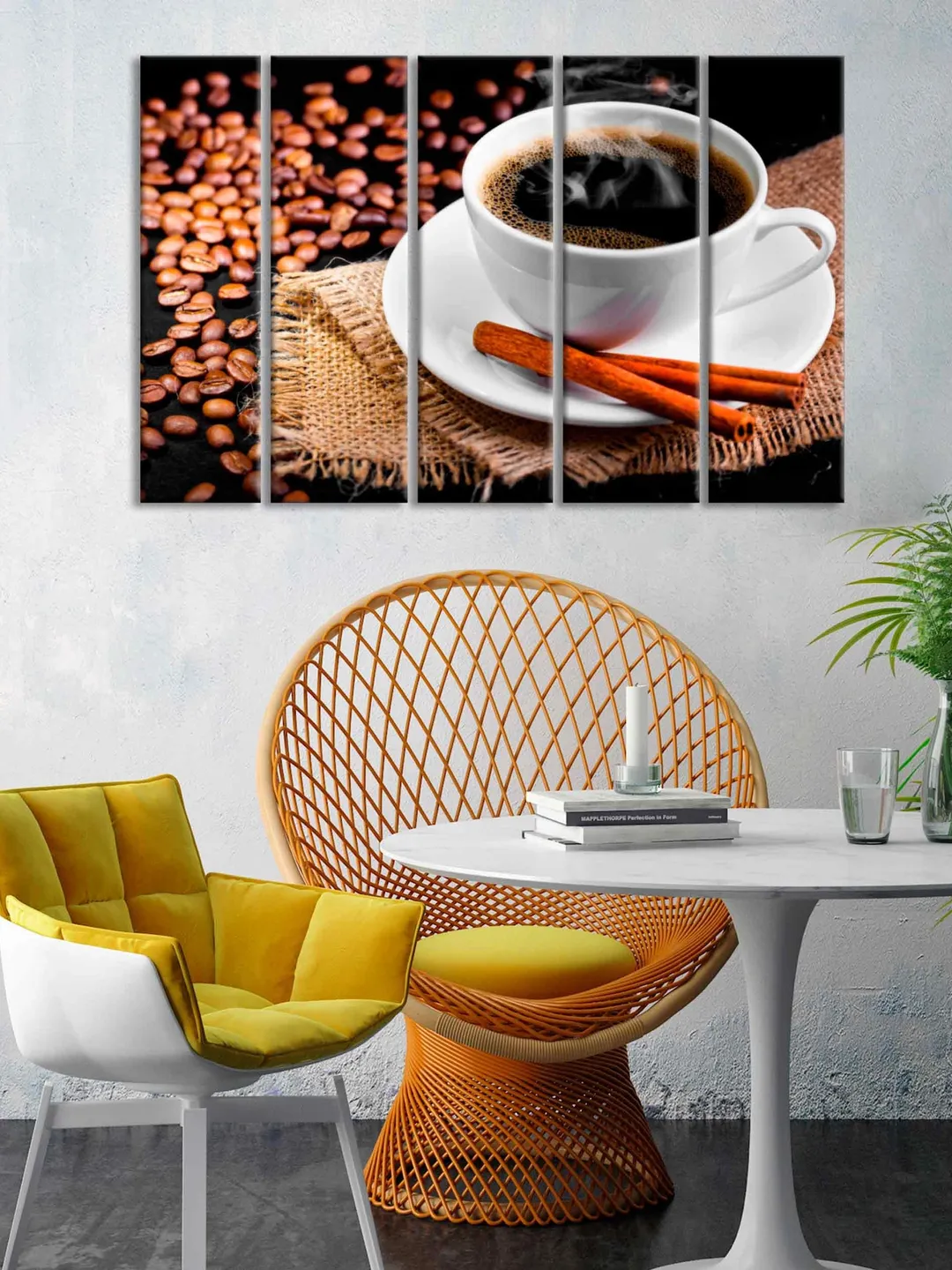 set of 8 kitchen prints, coffee print set, fork spoon... Skeleton Wall Decor Set