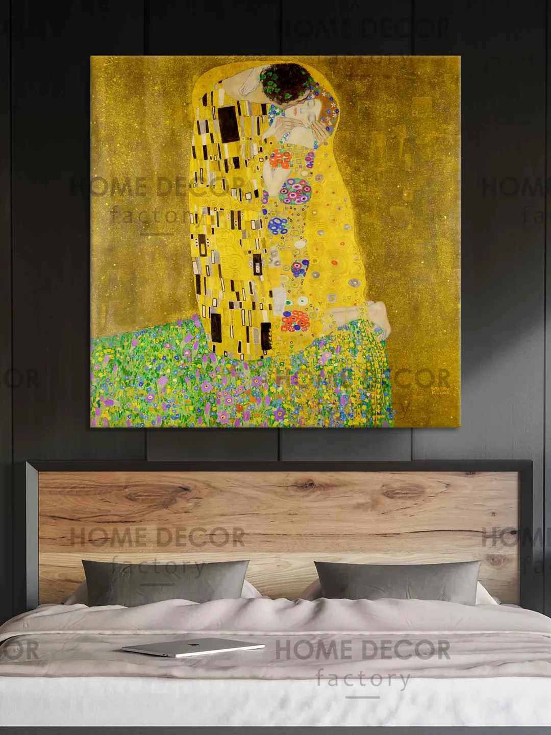 The Kiss by Gustav Klimt, Gustav Klimt Art, Modern Art Print, Wall Art ...