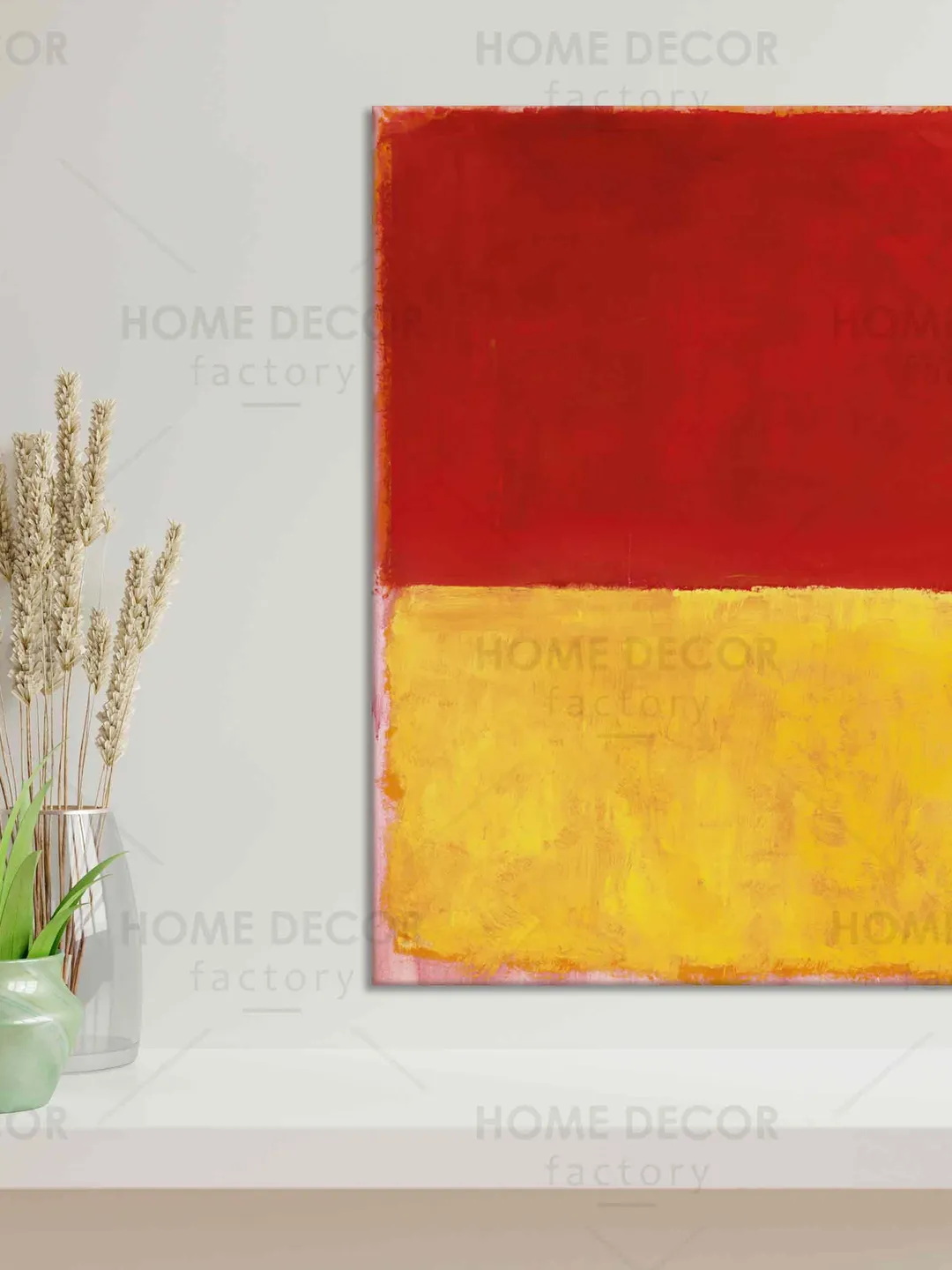 MARK ROTHKO red yellow canvas print Abstract rothko art print Paintings ...