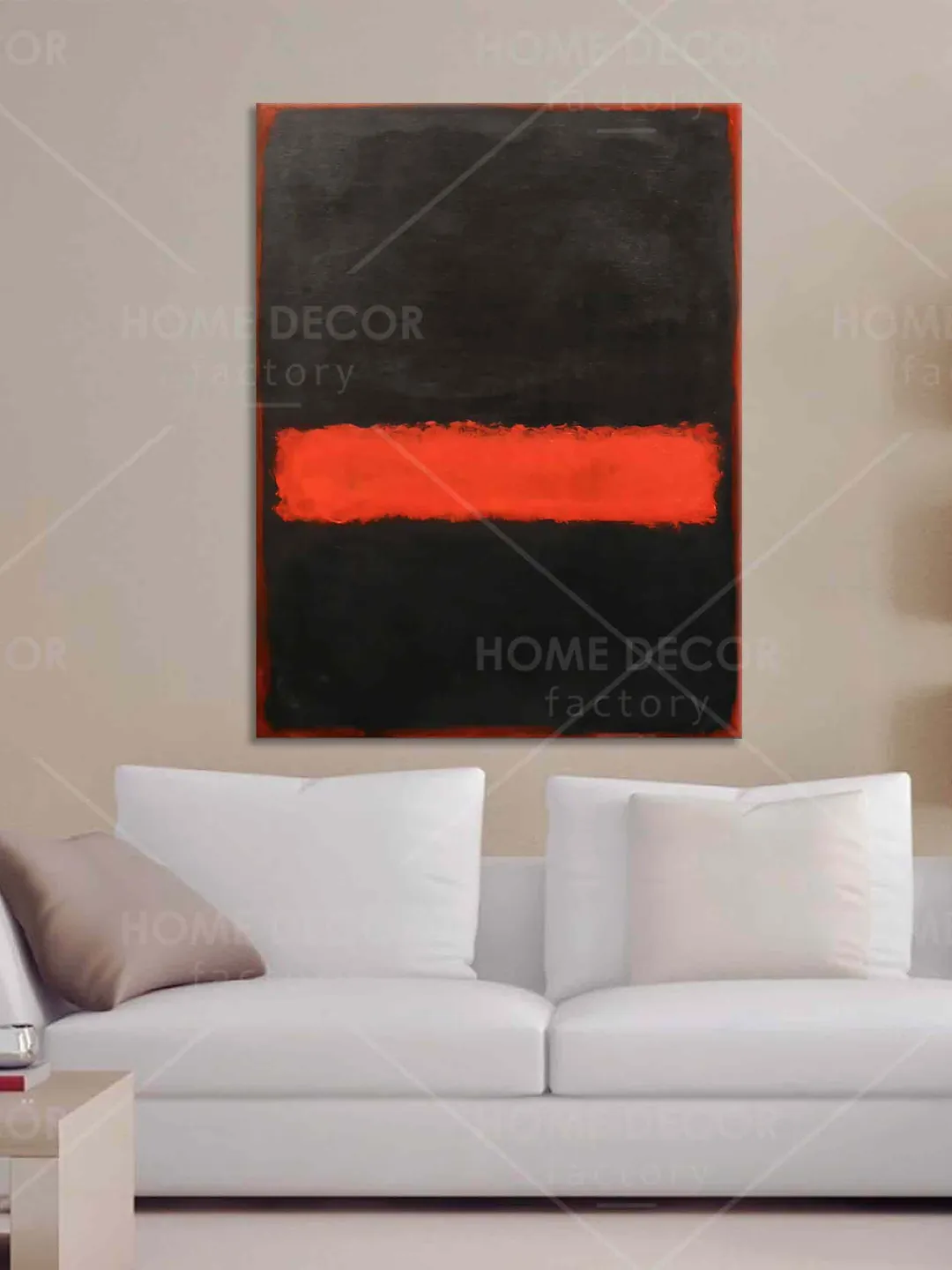 Mark Rothko Calm Mark Rothko Calm Before the storm Canvas print Abstract minimalism ...