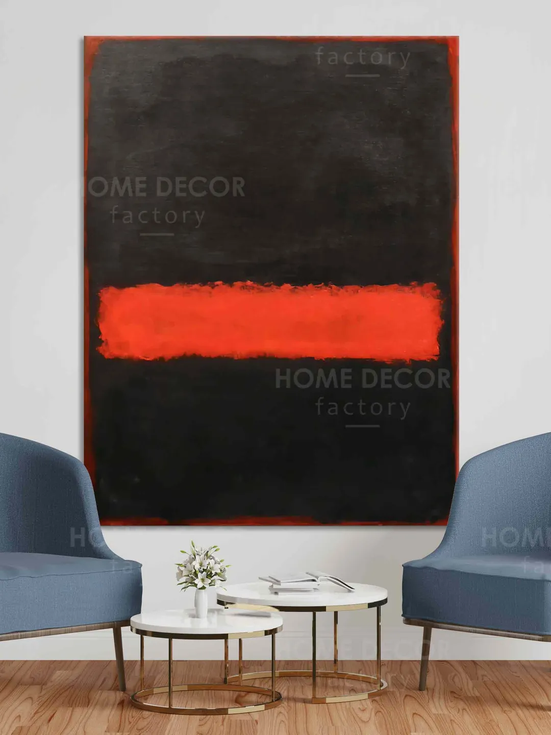 Mark Rothko Calm Mark Rothko Calm Before the storm Canvas print Abstract minimalism ...