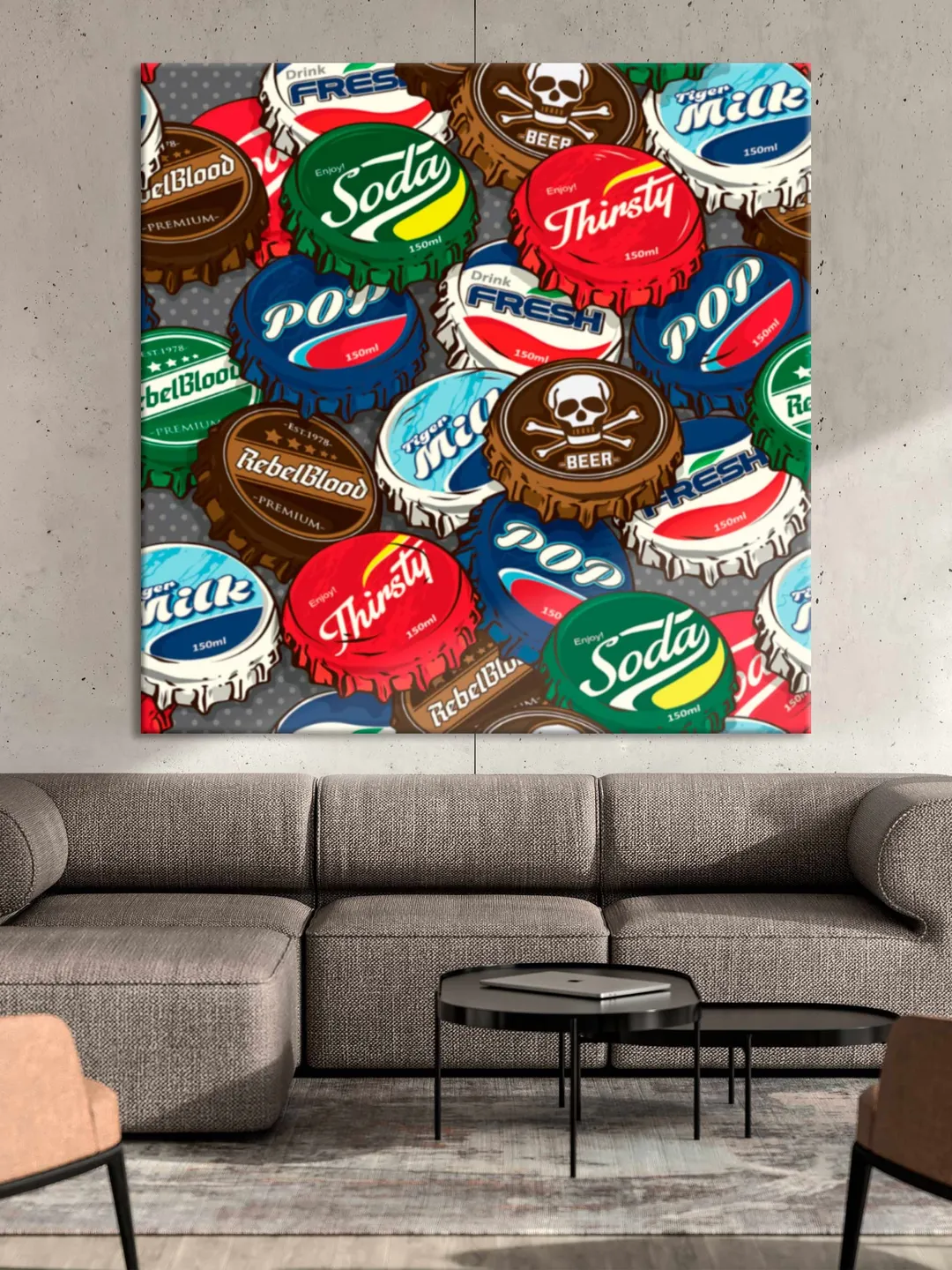 Mr Artist style Pop Art Modern decor Urban art Graffiti Street wall art Pop art Graffiti print Decor Artist style Retro poster