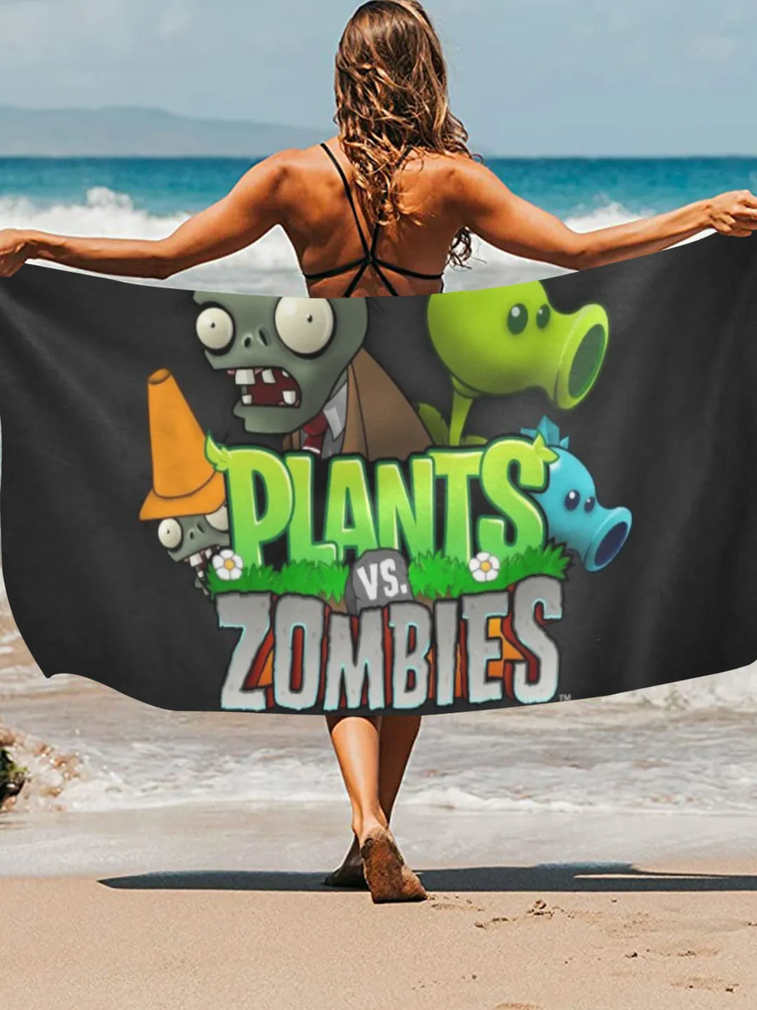 Plants VS Zombies Beach Towel